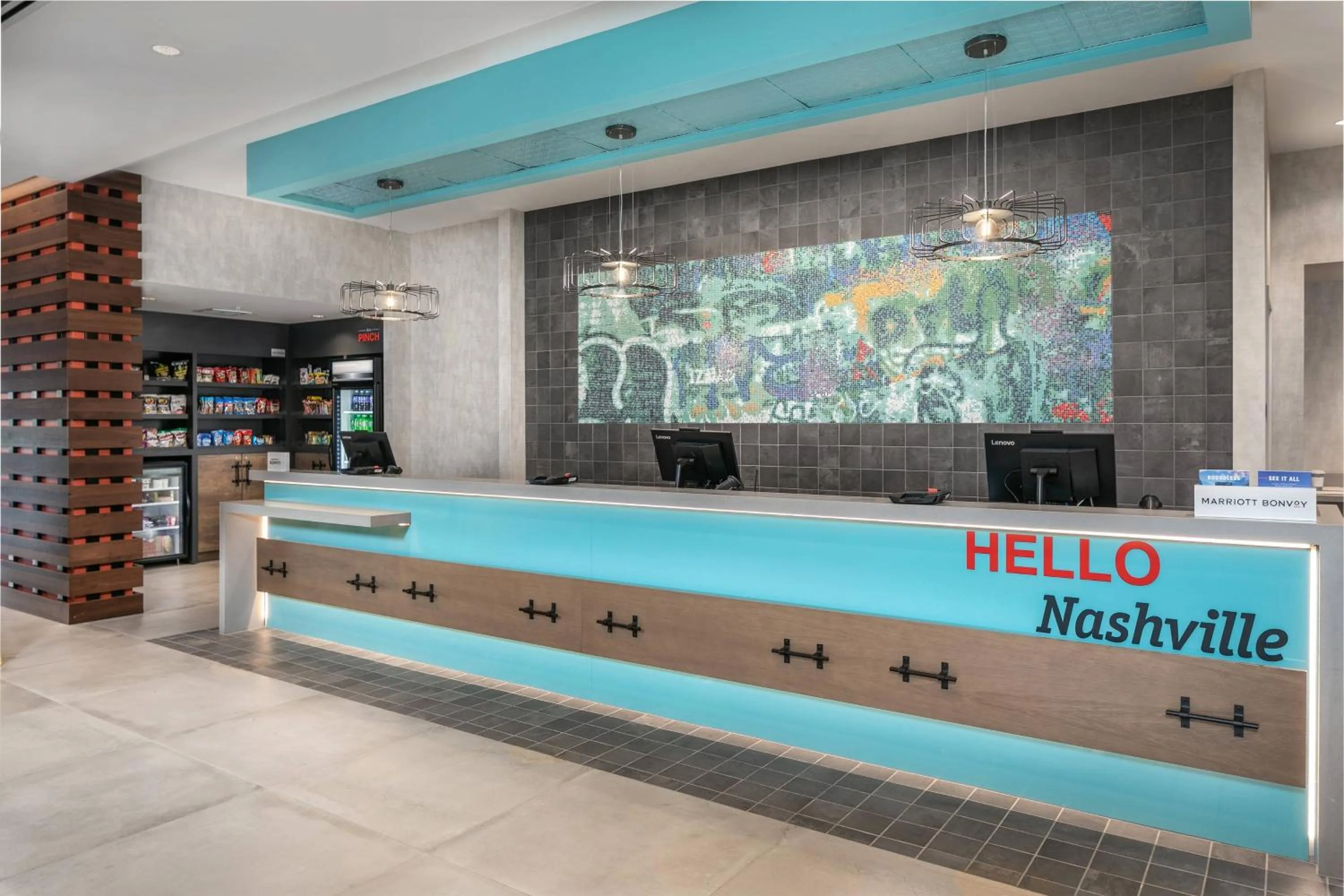 Lobby or reception in TownePlace Suites by Marriott Nashville Midtown