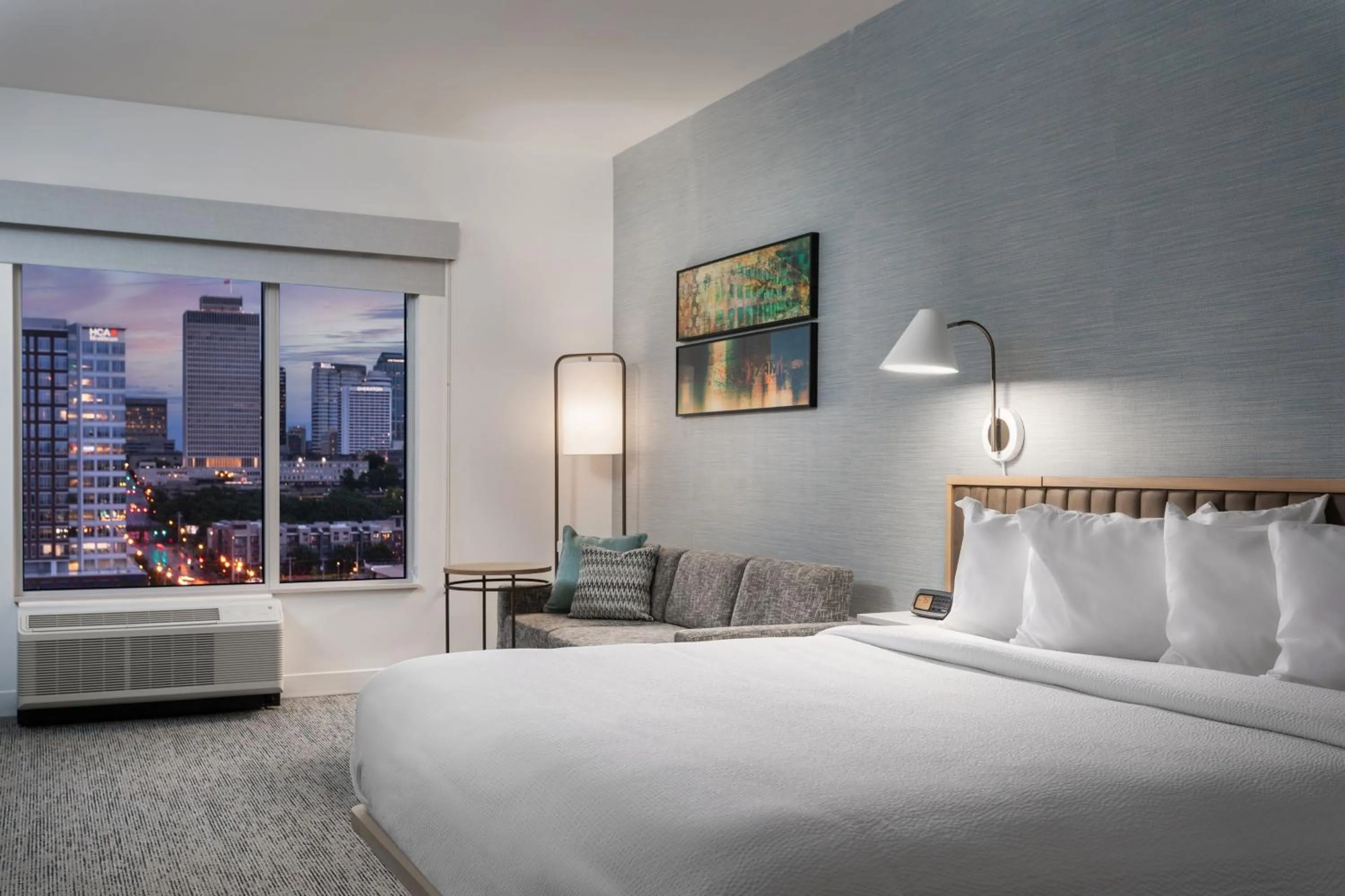 Photo of the whole room, Bed in TownePlace Suites by Marriott Nashville Midtown