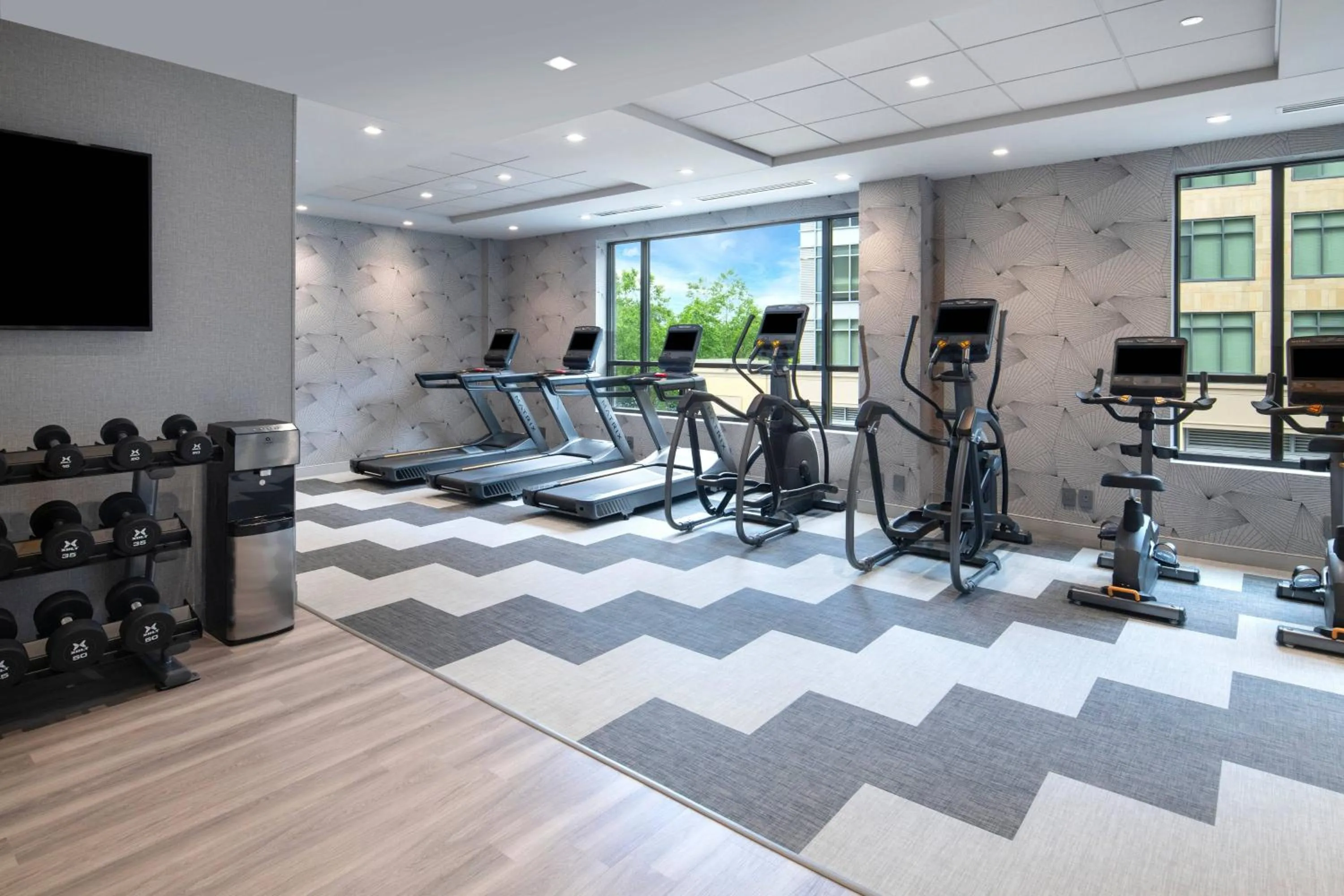 Fitness centre/facilities in TownePlace Suites by Marriott Boston Medford