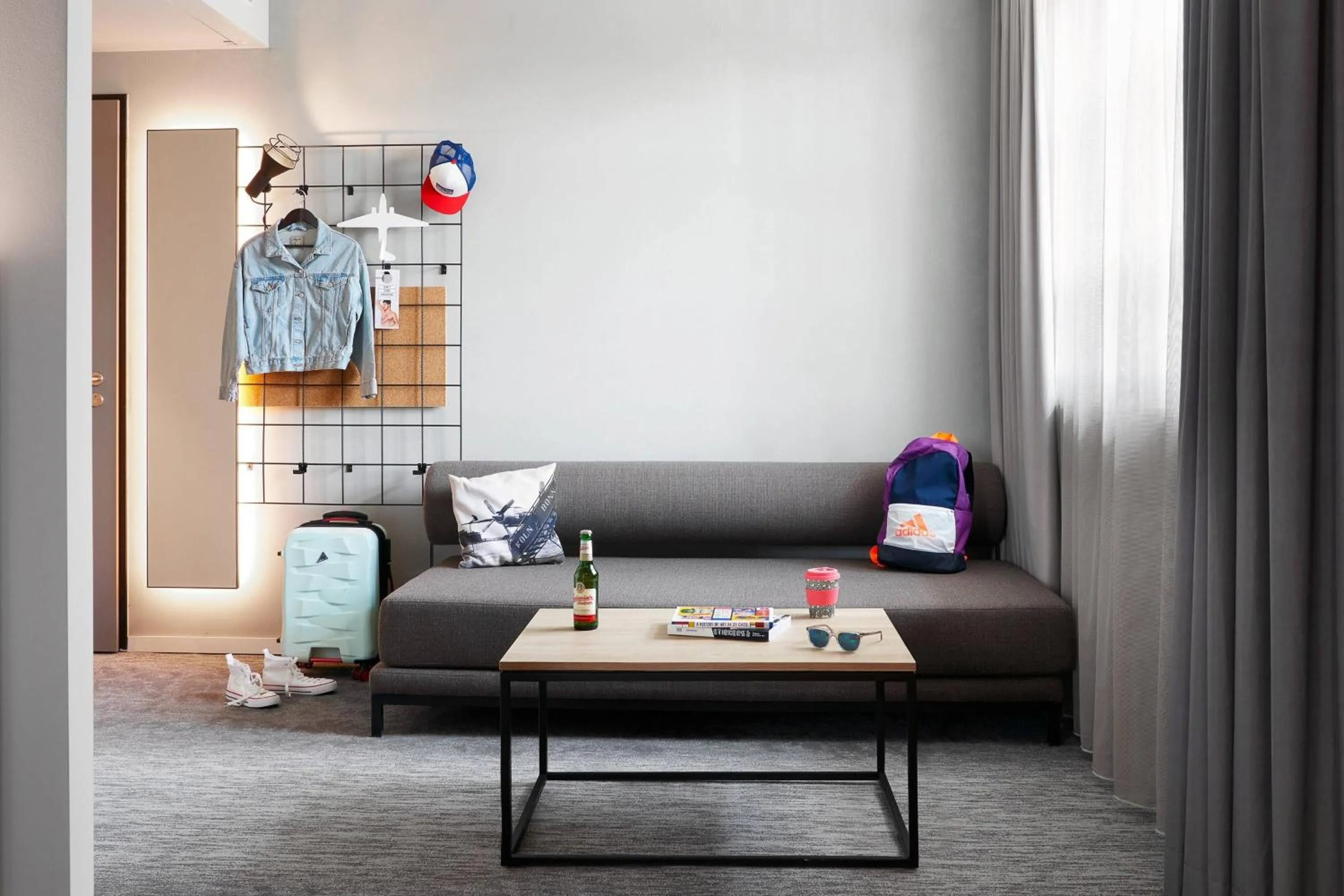 Photo of the whole room in Moxy Cologne Bonn Airport