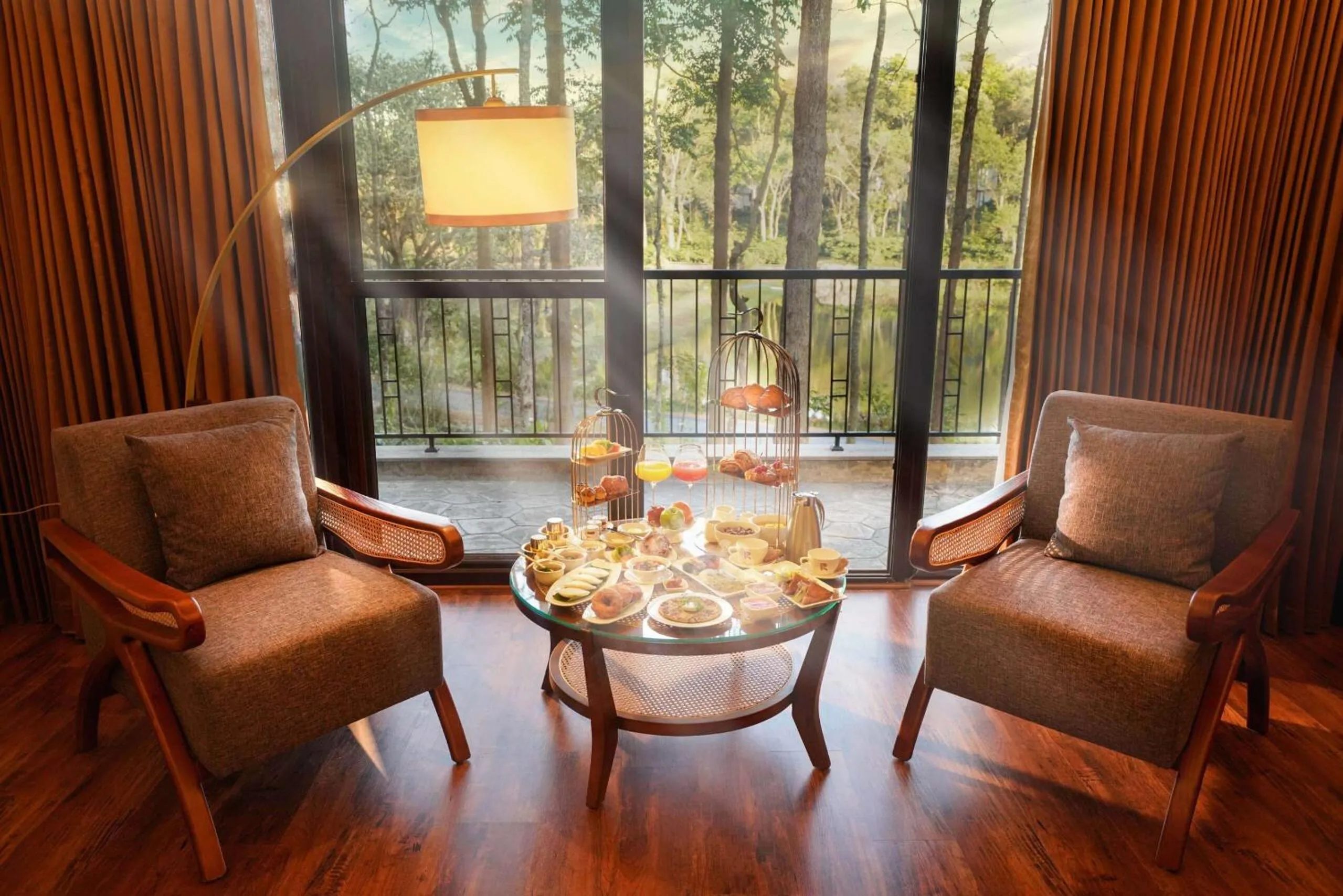 Seating area in Rosetta Sakleshpur