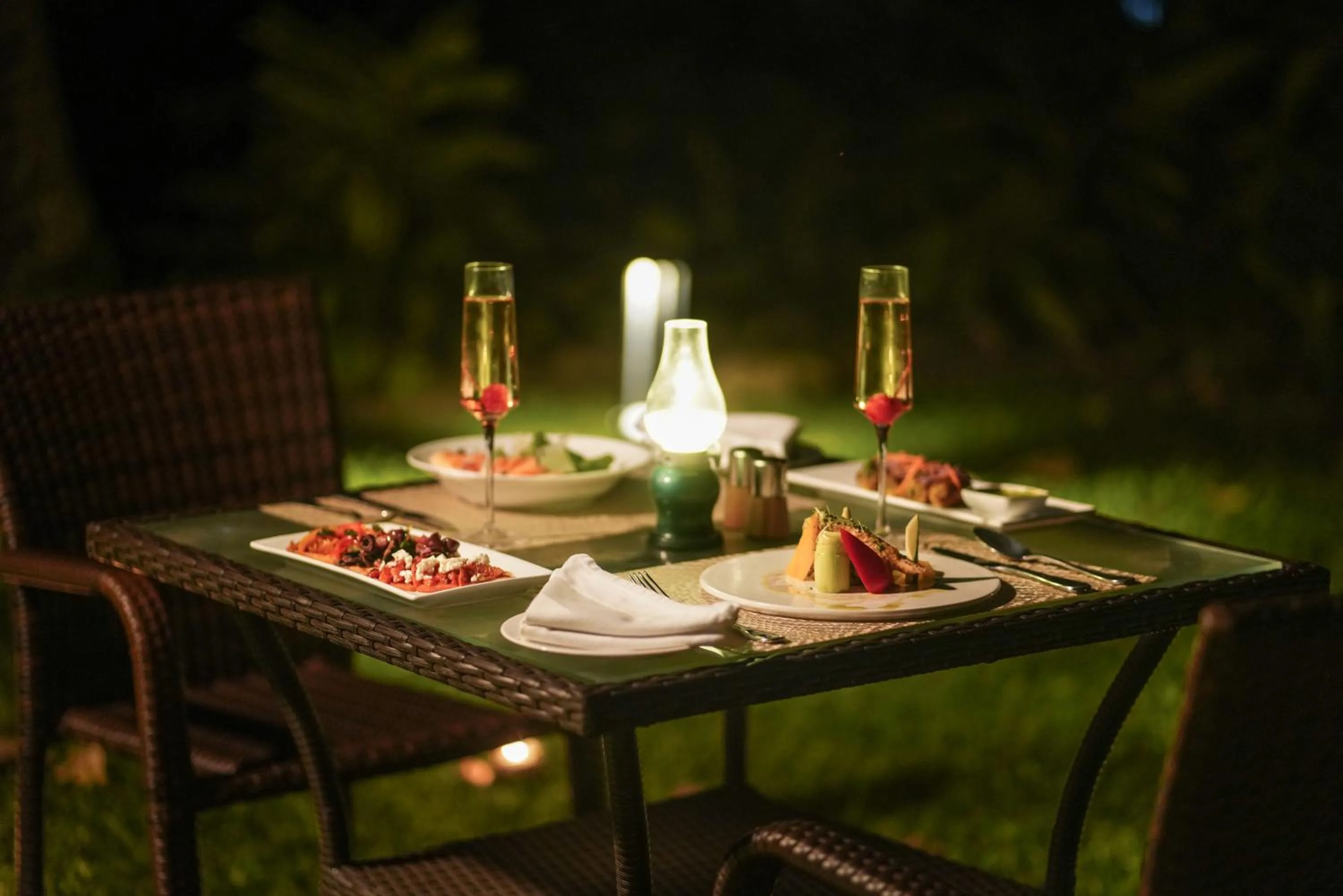 Dinner in Rosetta Sakleshpur