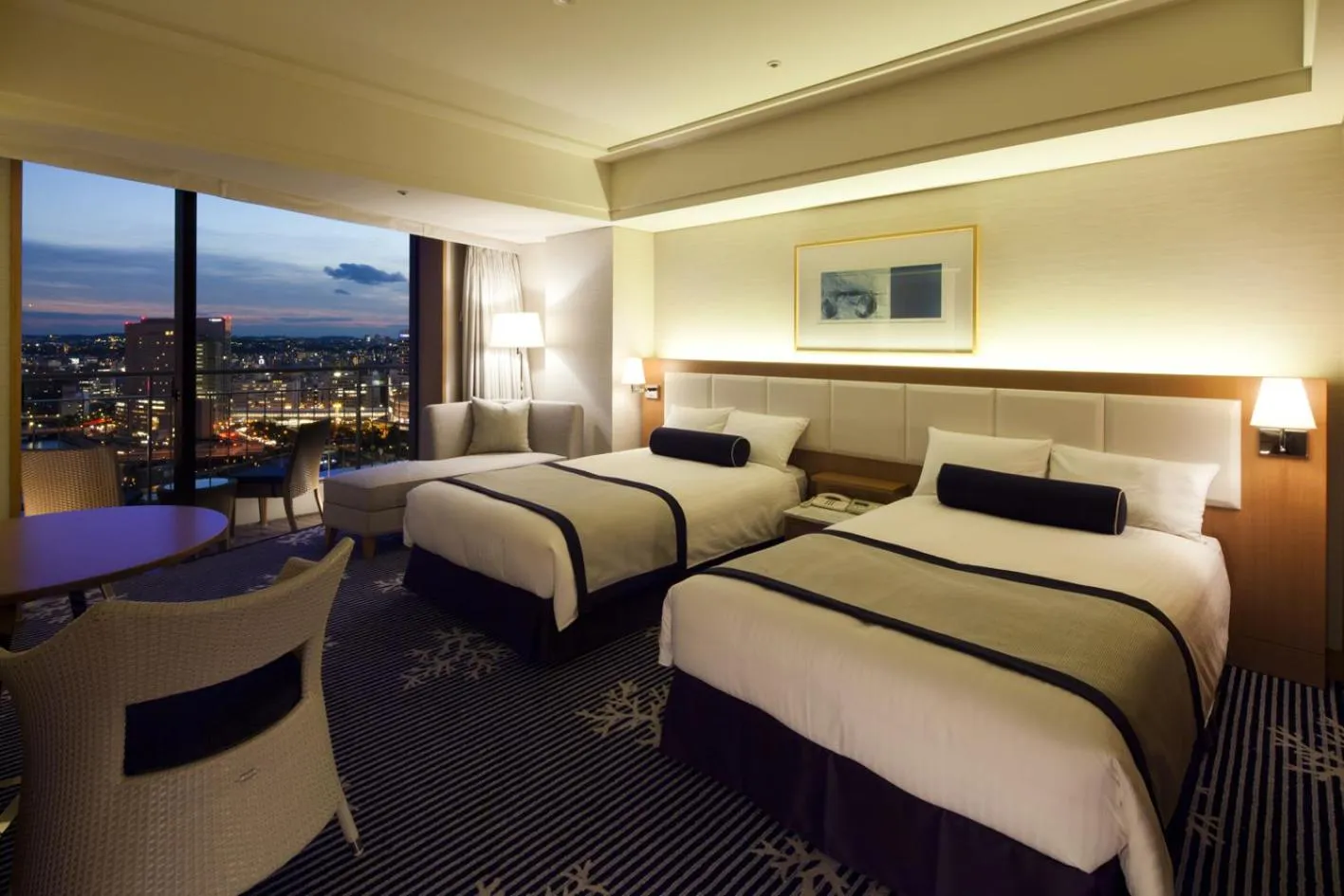 Photo of the whole room, Bed in The Yokohama Bay Hotel Tokyu