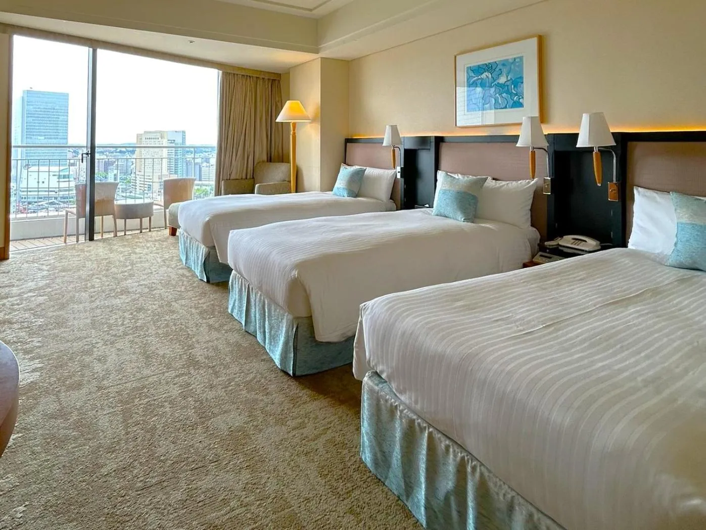 Bed in The Yokohama Bay Hotel Tokyu