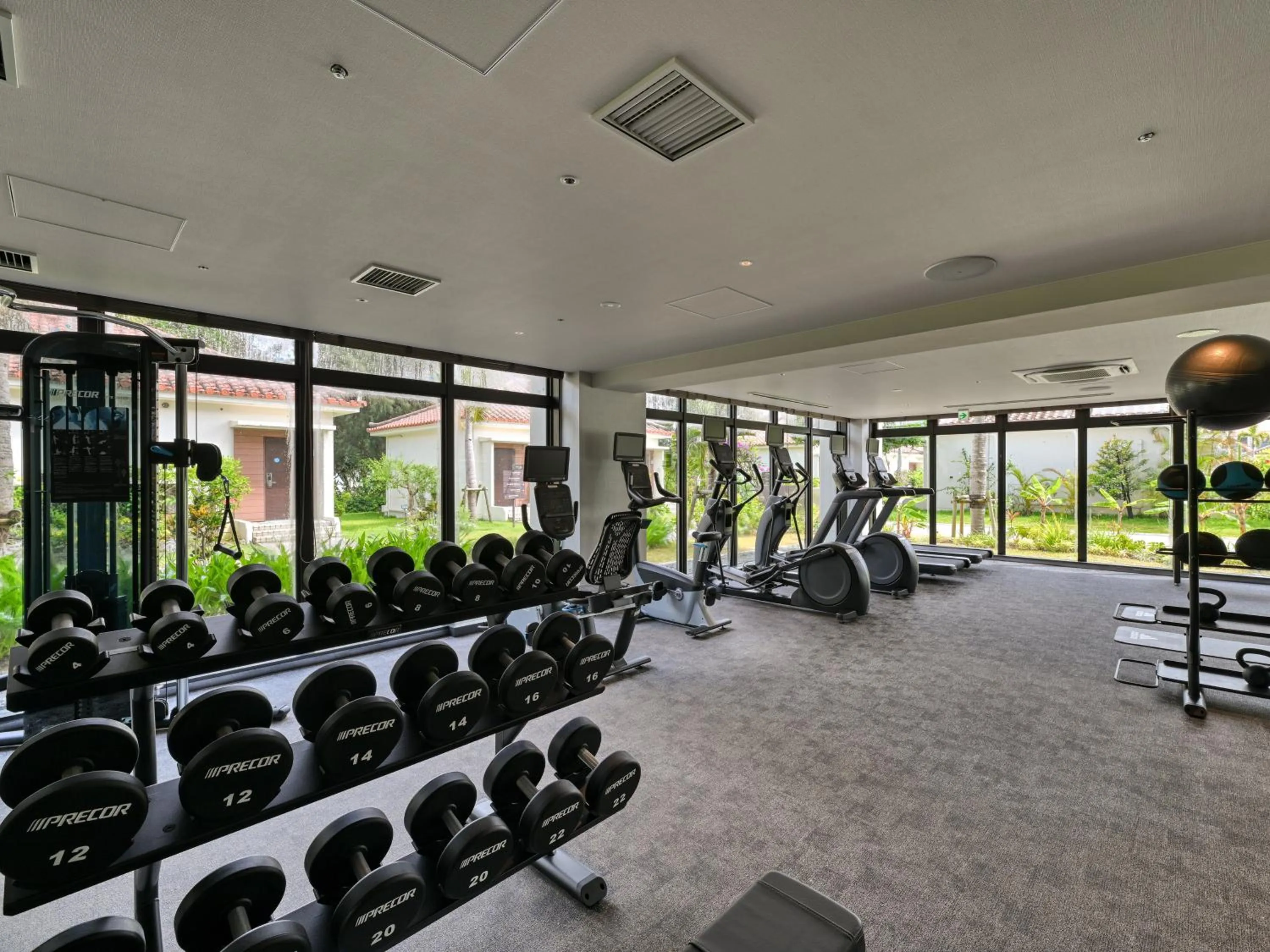 Fitness centre/facilities in FUSAKI BEACH RESORT HOTEL & VILLAS