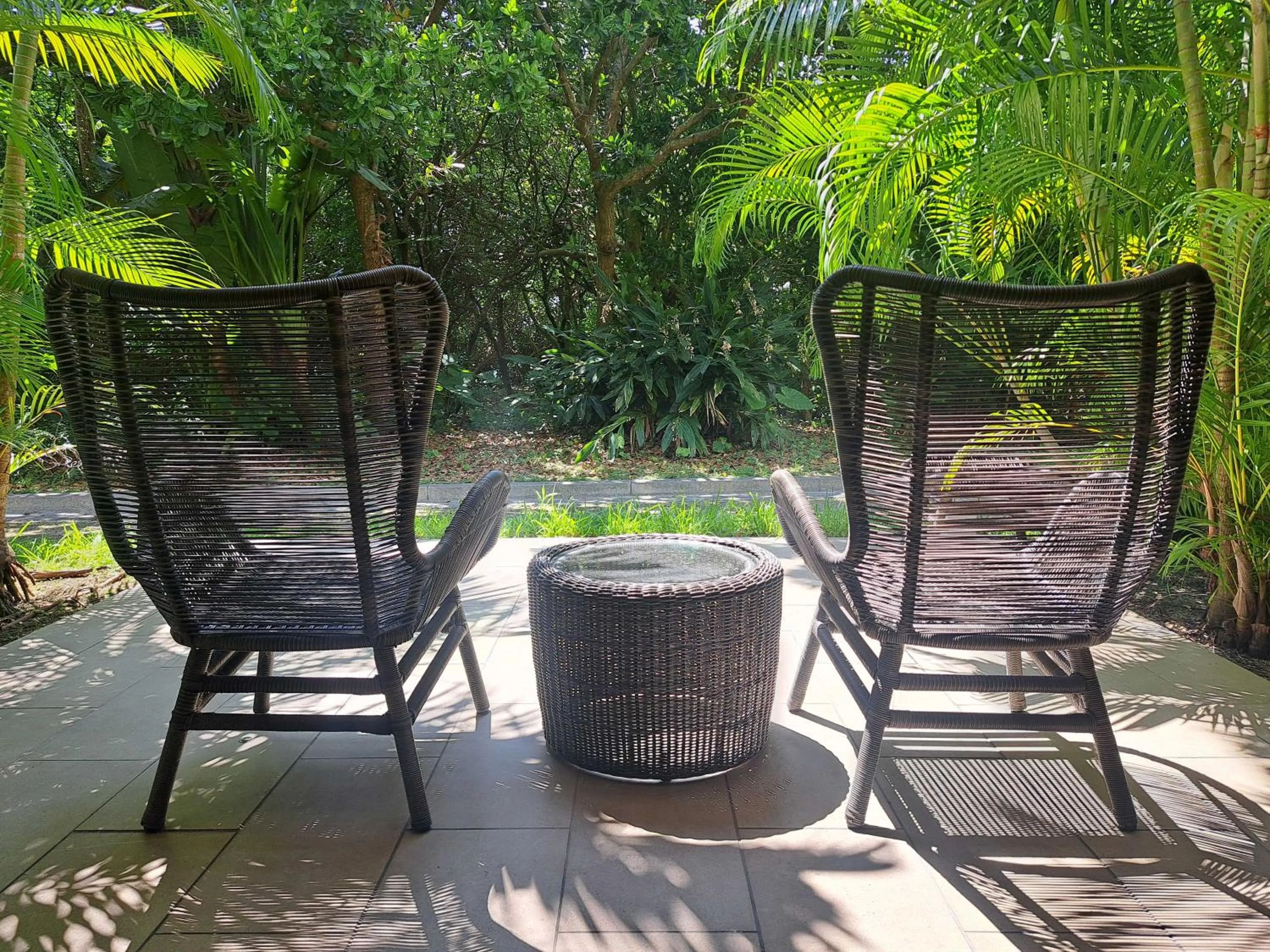 Patio in FUSAKI BEACH RESORT HOTEL & VILLAS