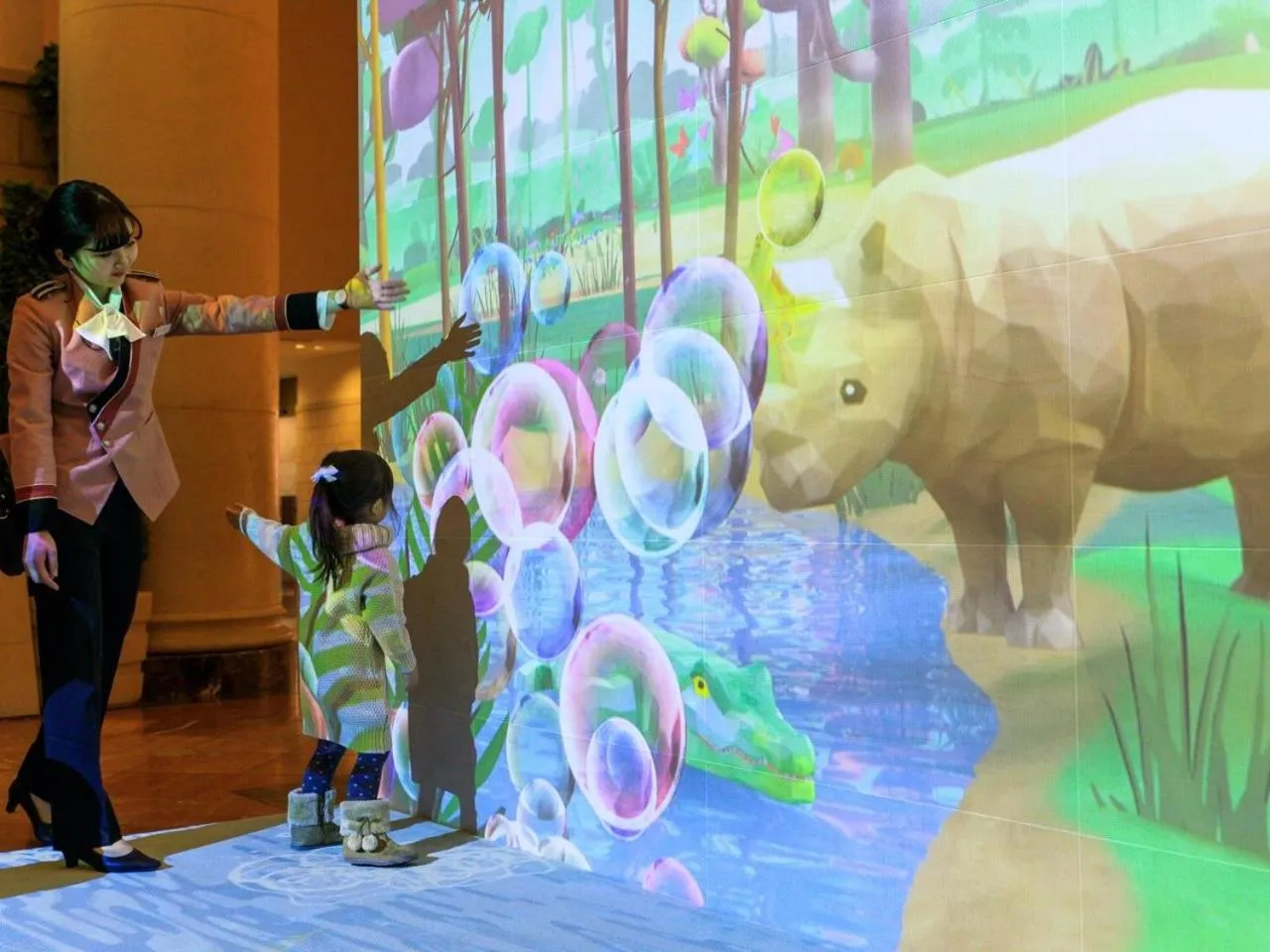 Lobby or reception in Oriental Hotel Tokyo Bay