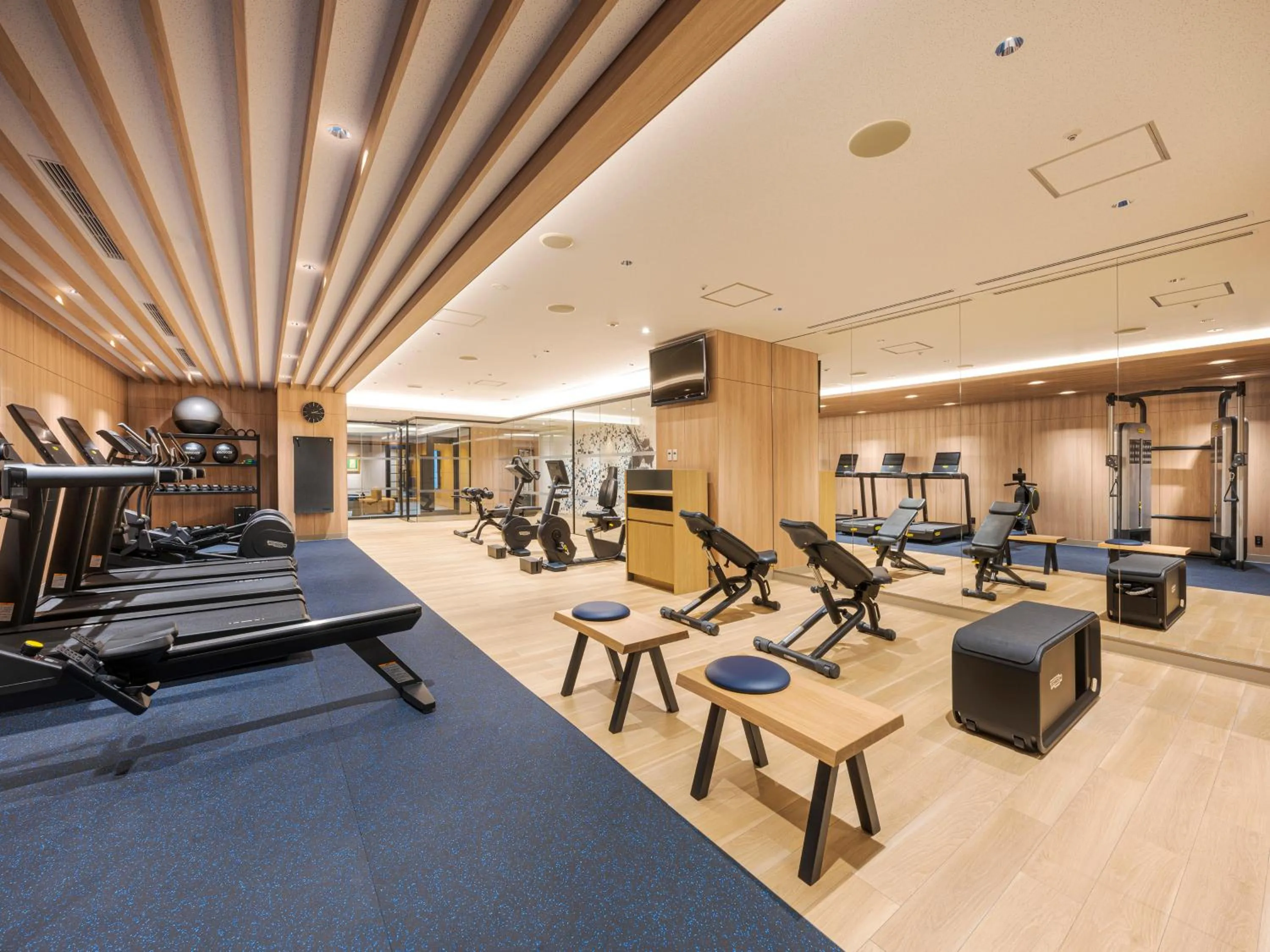 Fitness centre/facilities in Yokohama Bay Sheraton Hotel and Towers