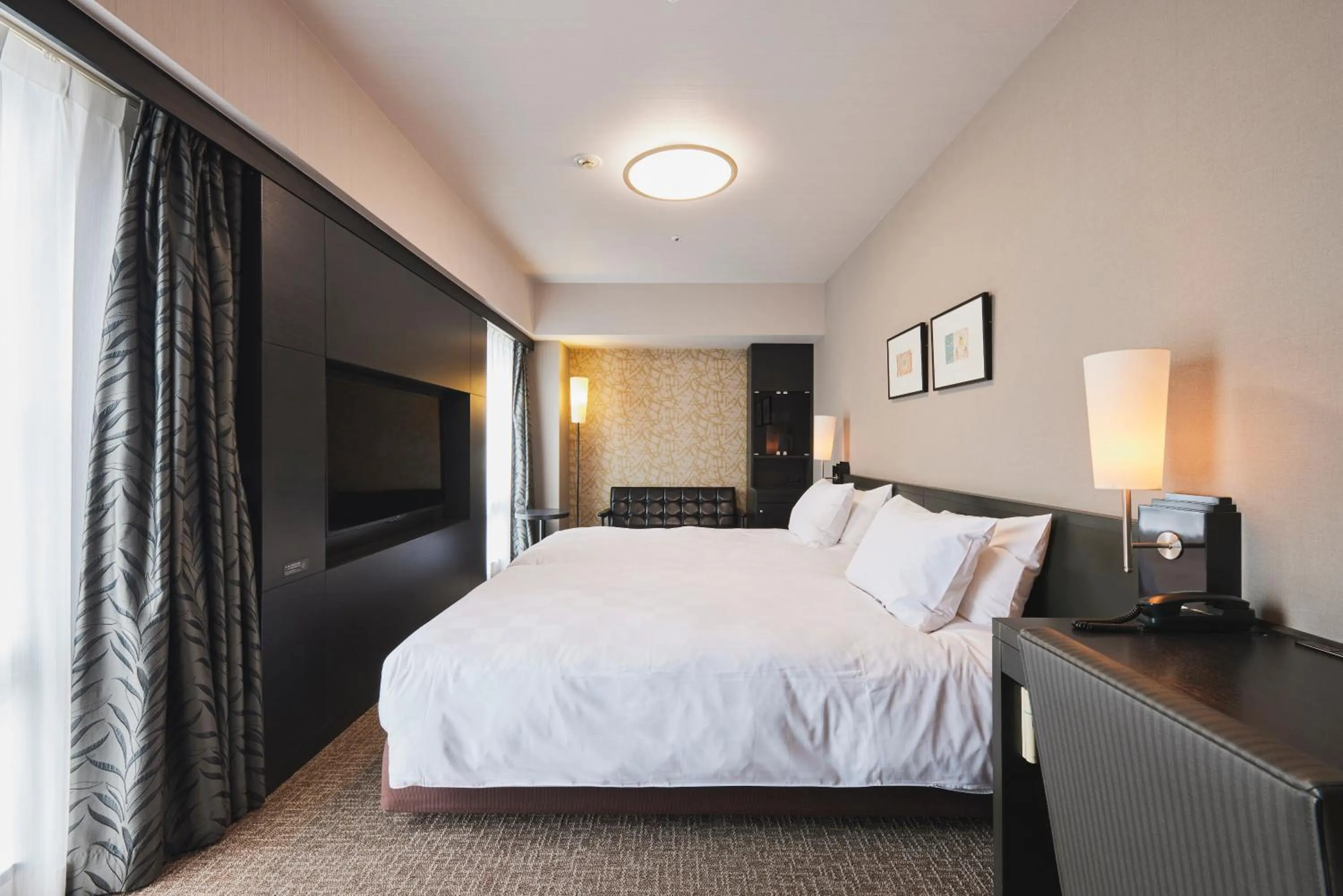 Bed in Richmond Hotel Nagasaki Shianbashi