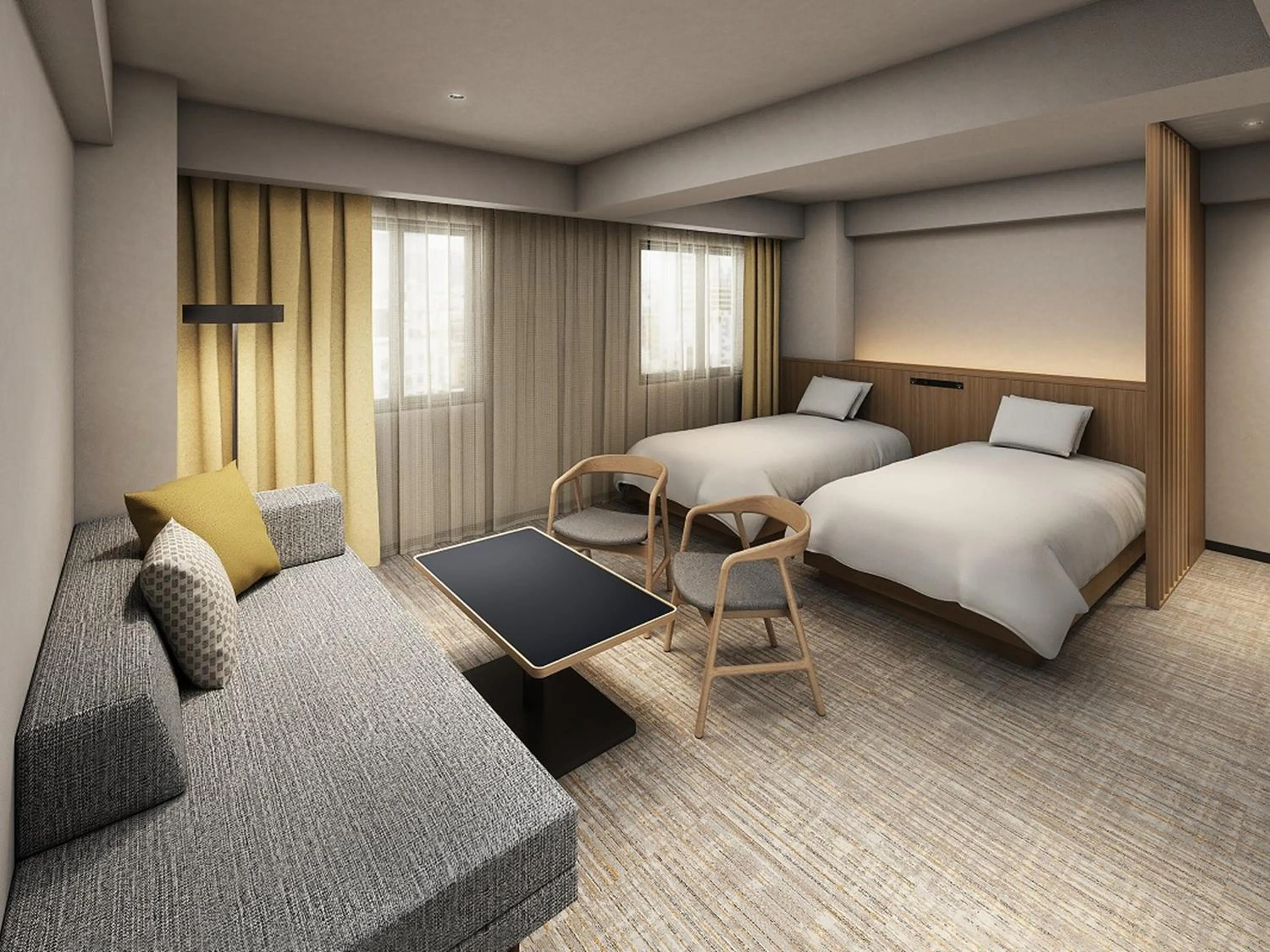 Bed in Richmond Hotel Nagoya Nayabashi