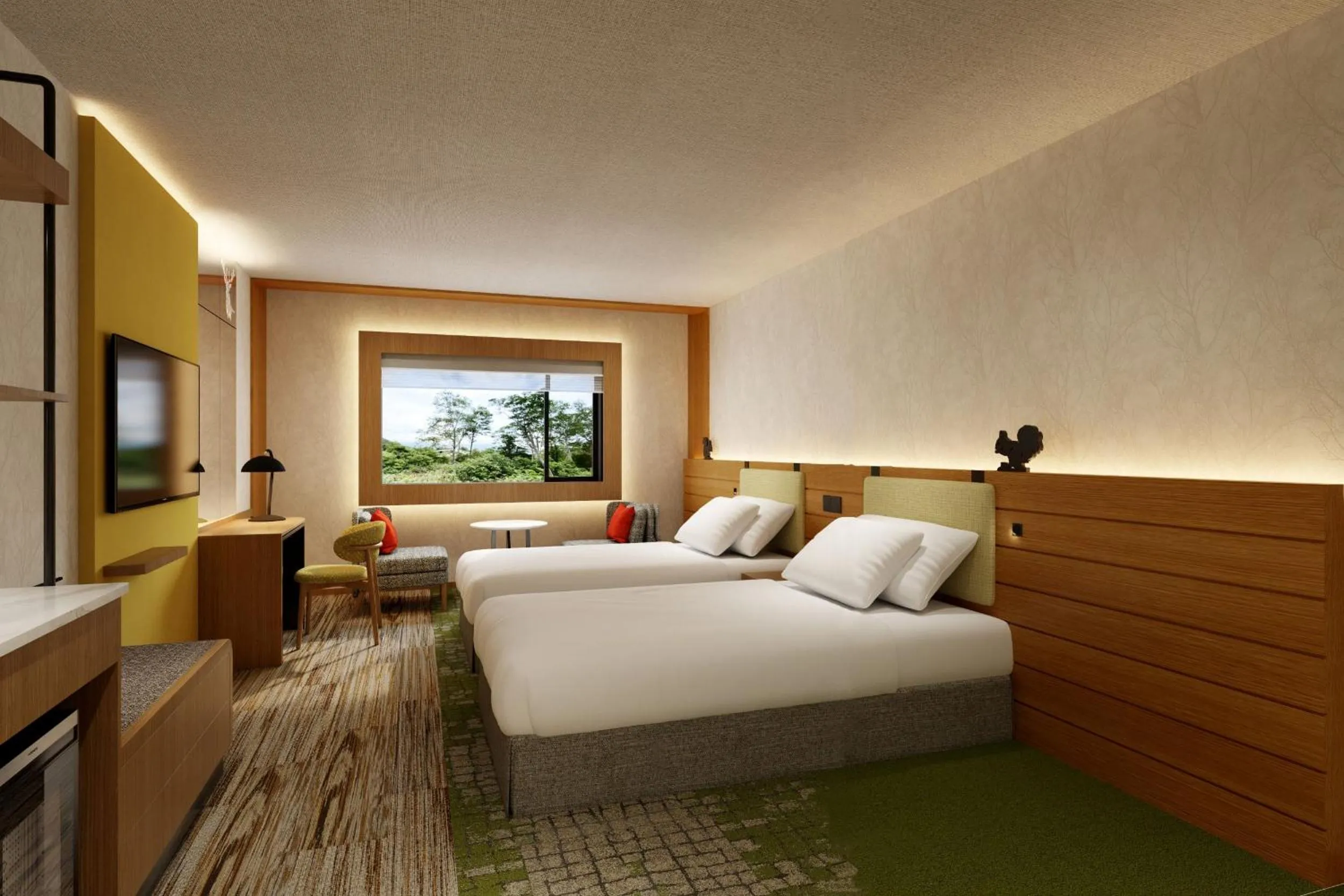 Bed in Niseko Northern Resort, An'nupuri