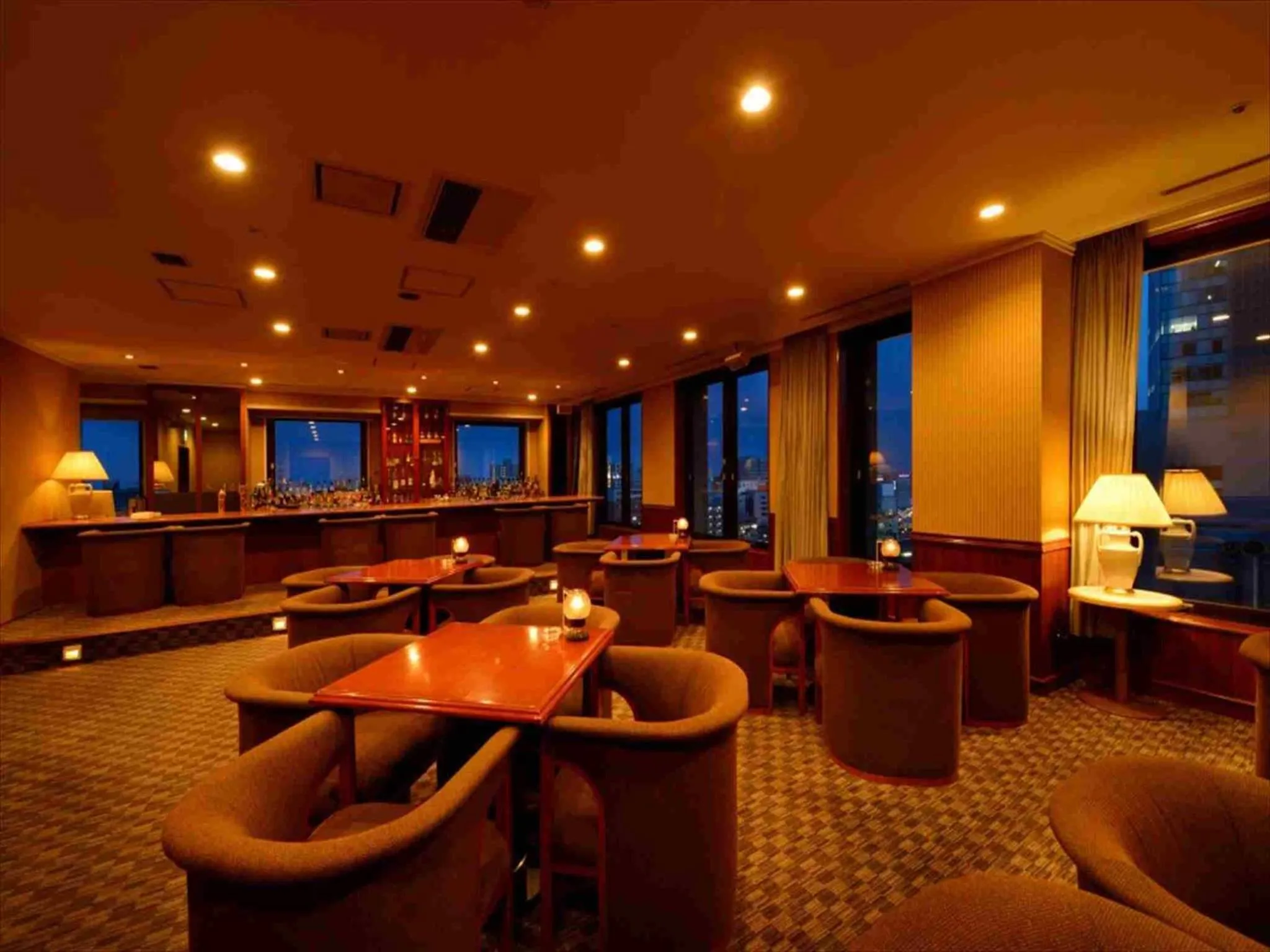 Lounge or bar in Hotel JAL City Sendai