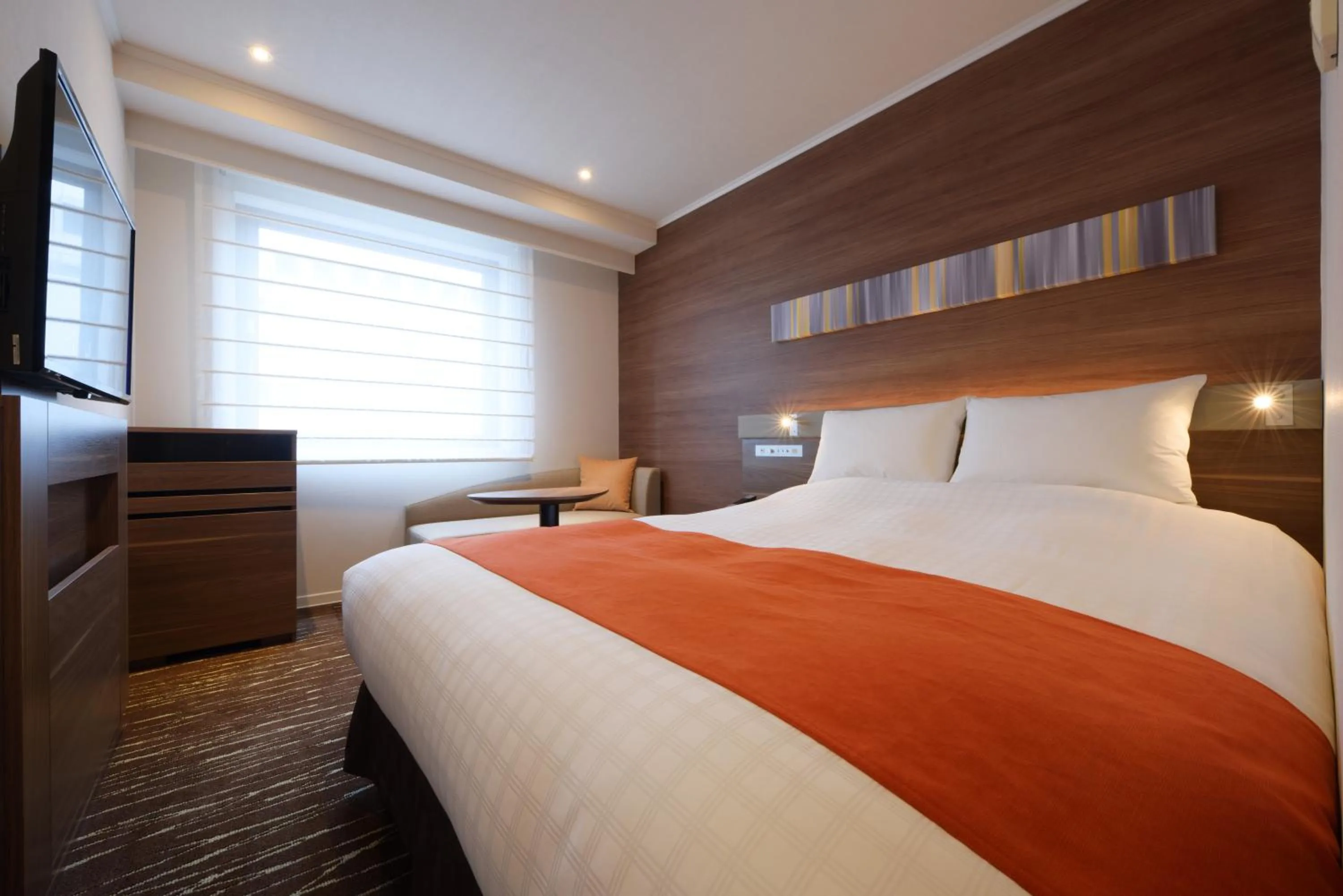 Bed in Hotel JAL City Sendai