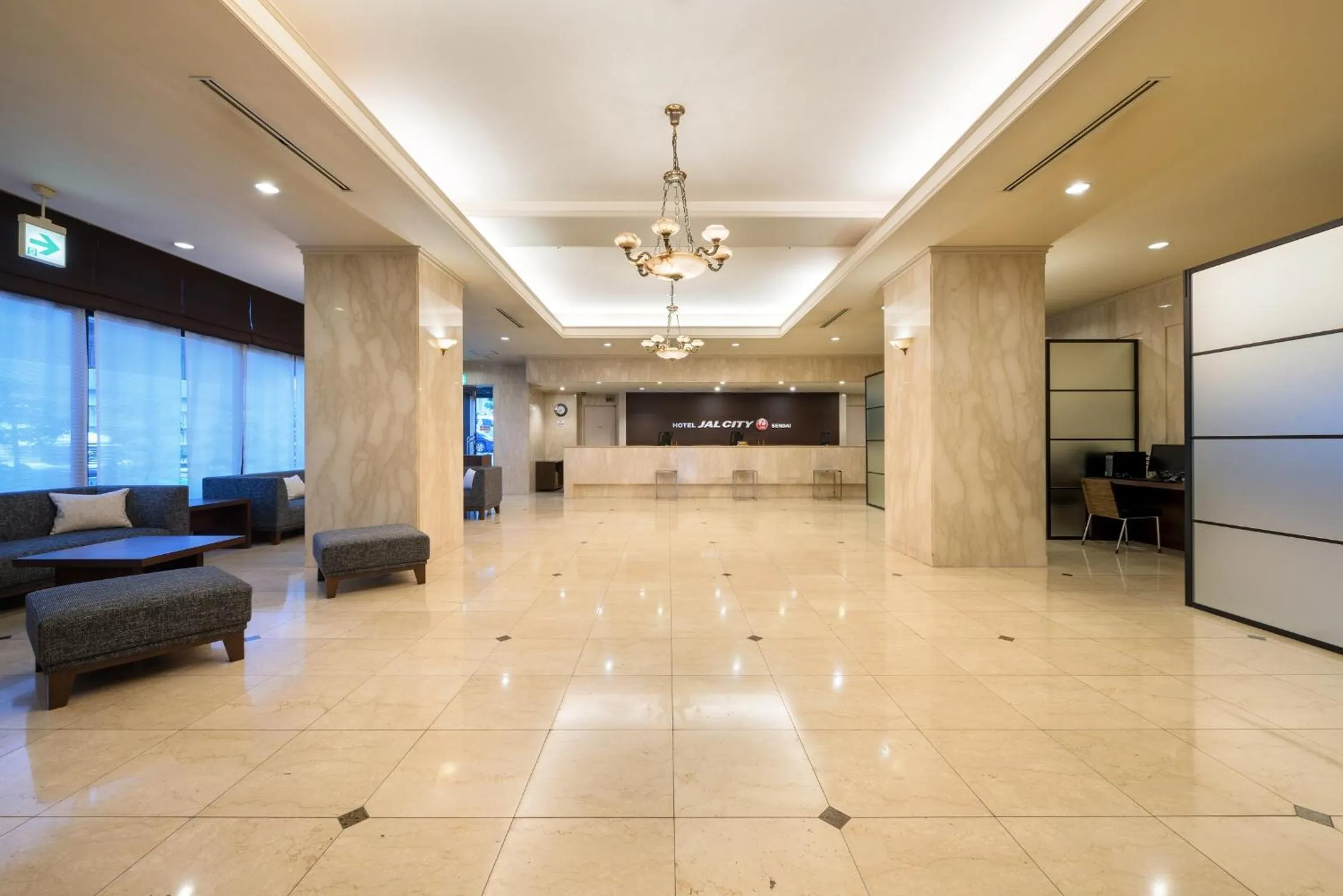 Lobby or reception in Hotel JAL City Sendai
