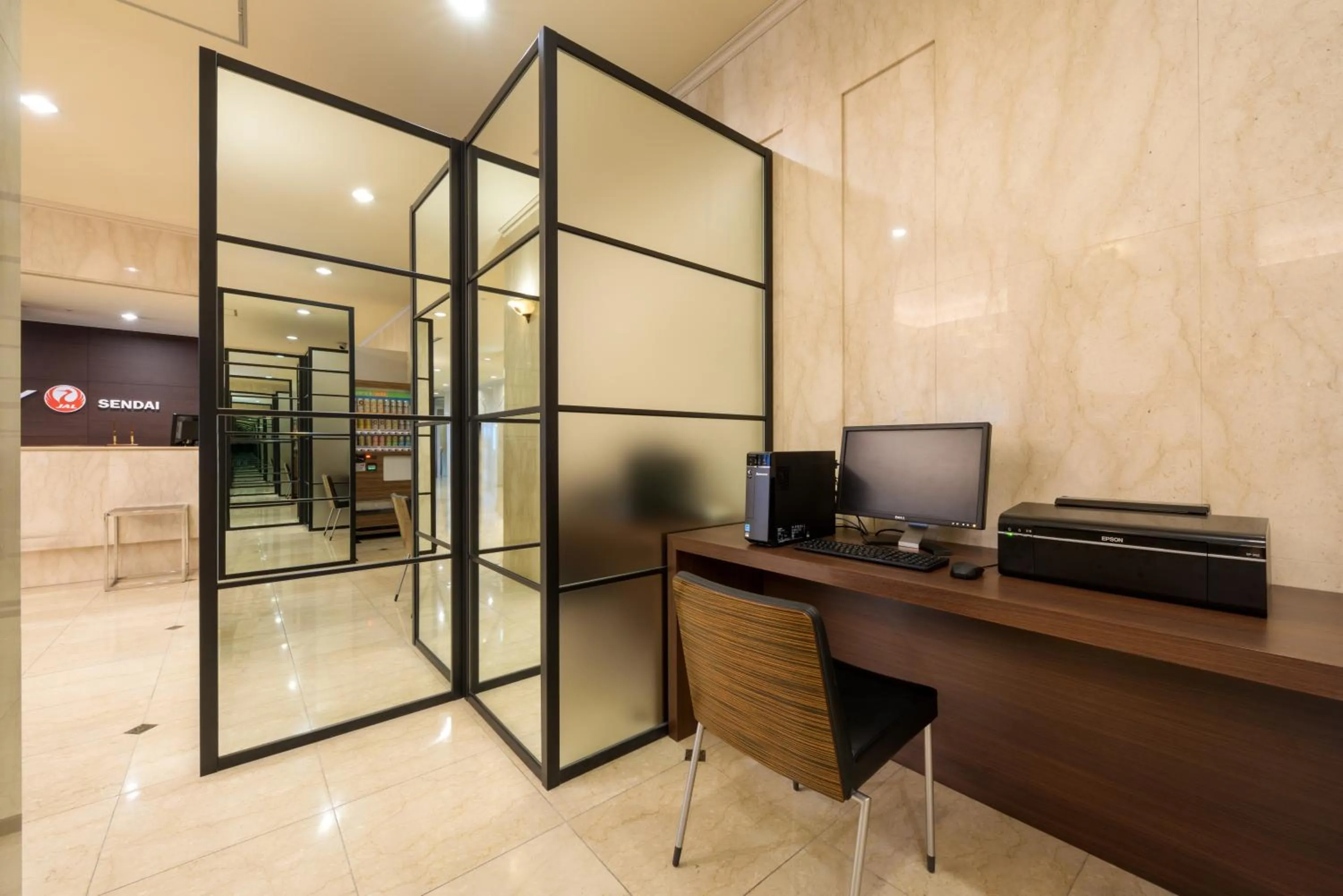 Lobby or reception in Hotel JAL City Sendai