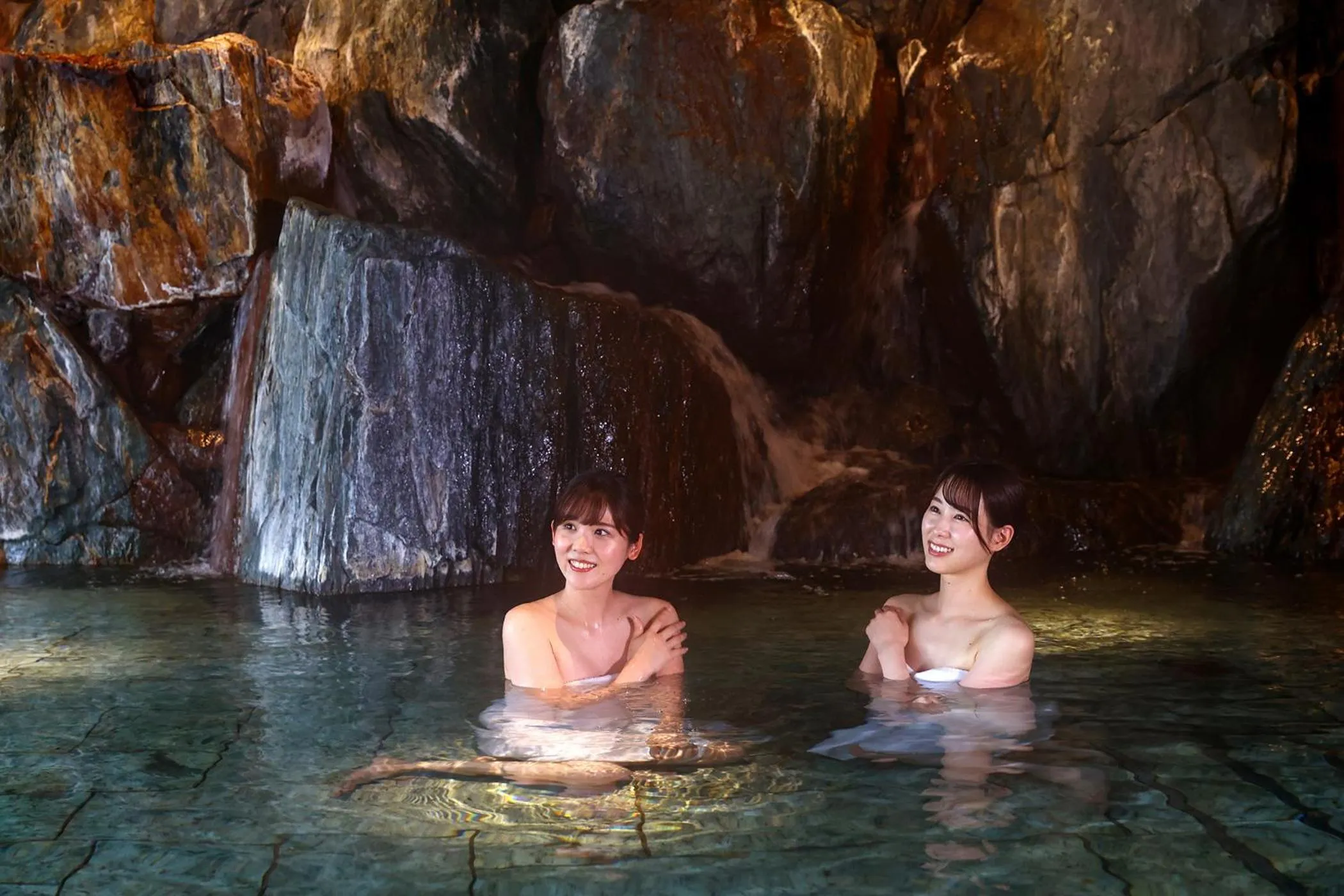 Hot Spring Bath in Ooedo Onsen Monogatari Premium Kinugawa Kanko Hotel