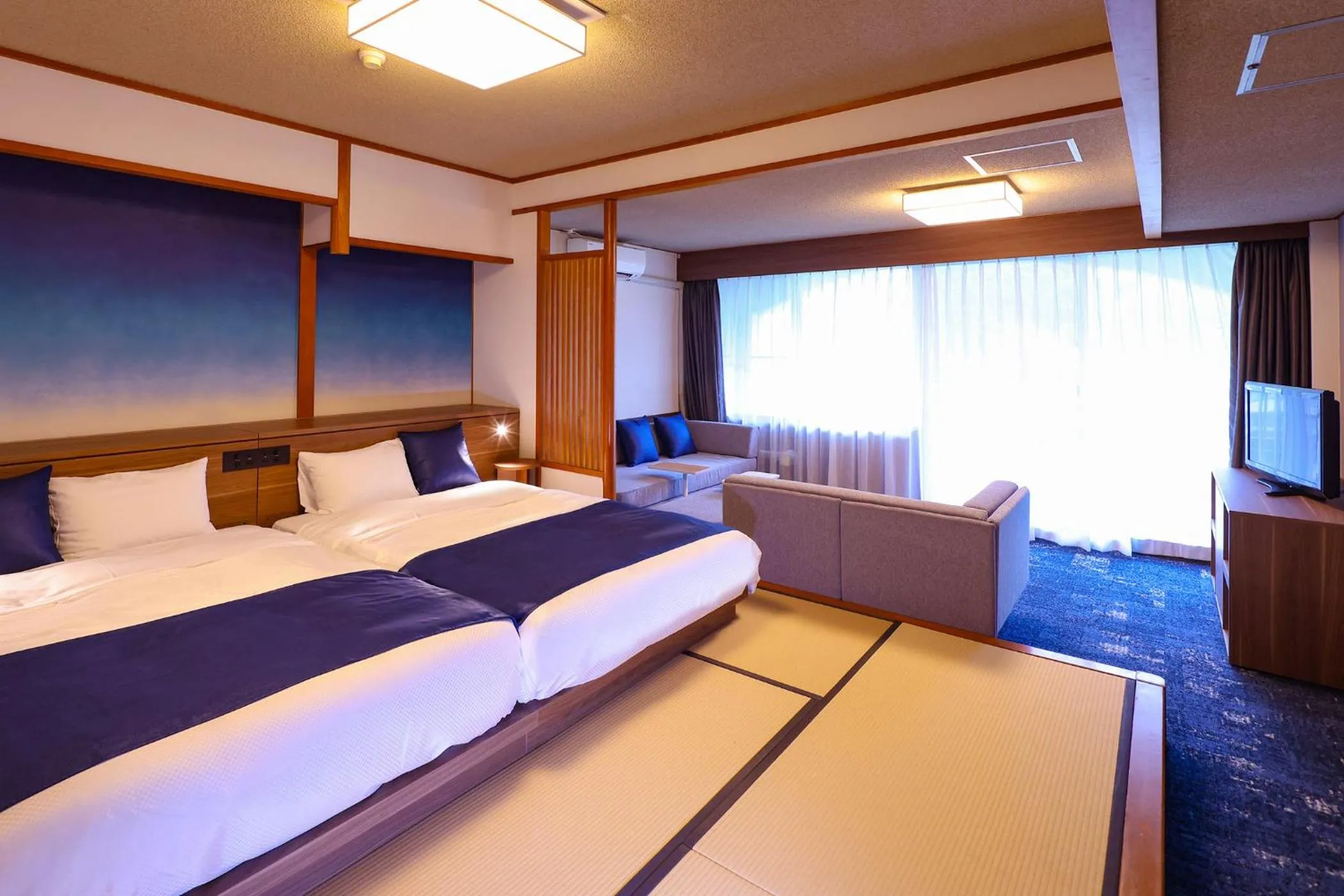 Photo of the whole room, Bed in Ooedo Onsen Monogatari Premium Kinugawa Kanko Hotel