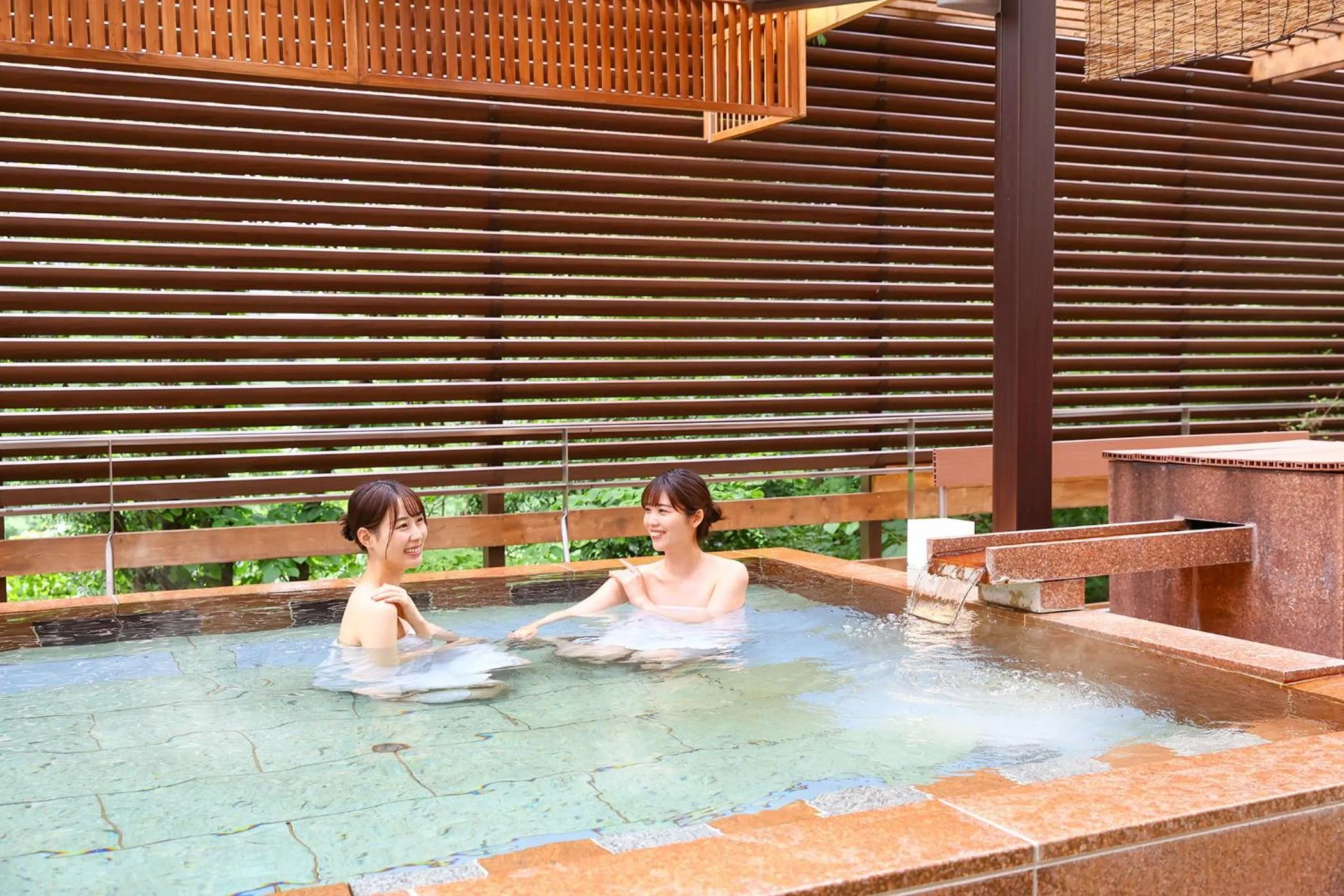 Open Air Bath in Ooedo Onsen Monogatari Premium Kinugawa Kanko Hotel