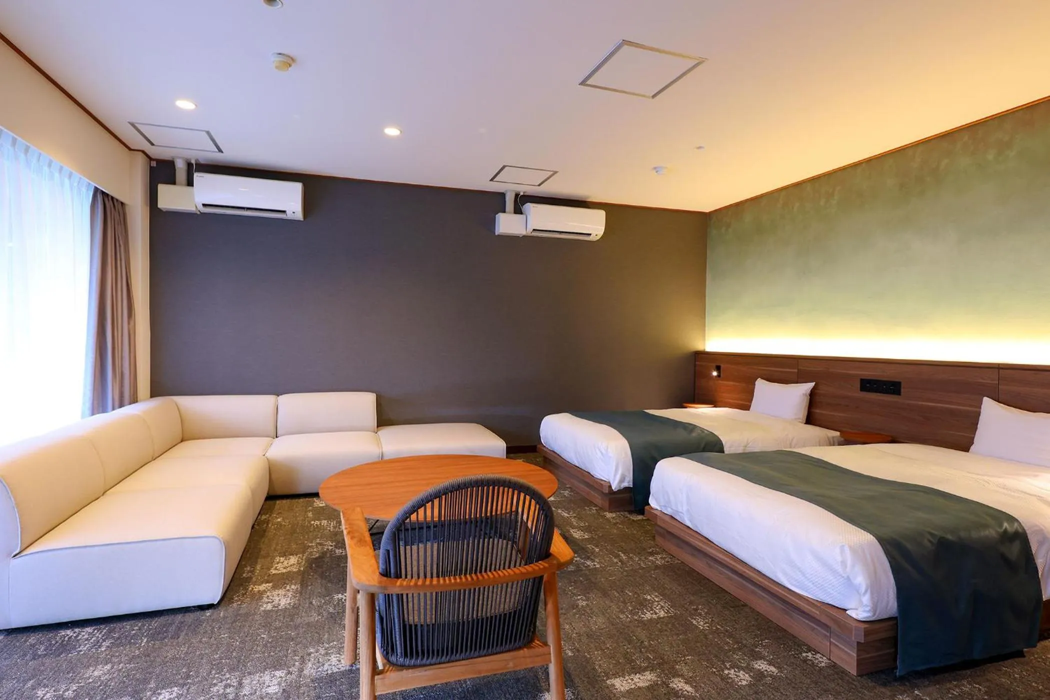 Bed in Ooedo Onsen Monogatari Premium Kinugawa Kanko Hotel