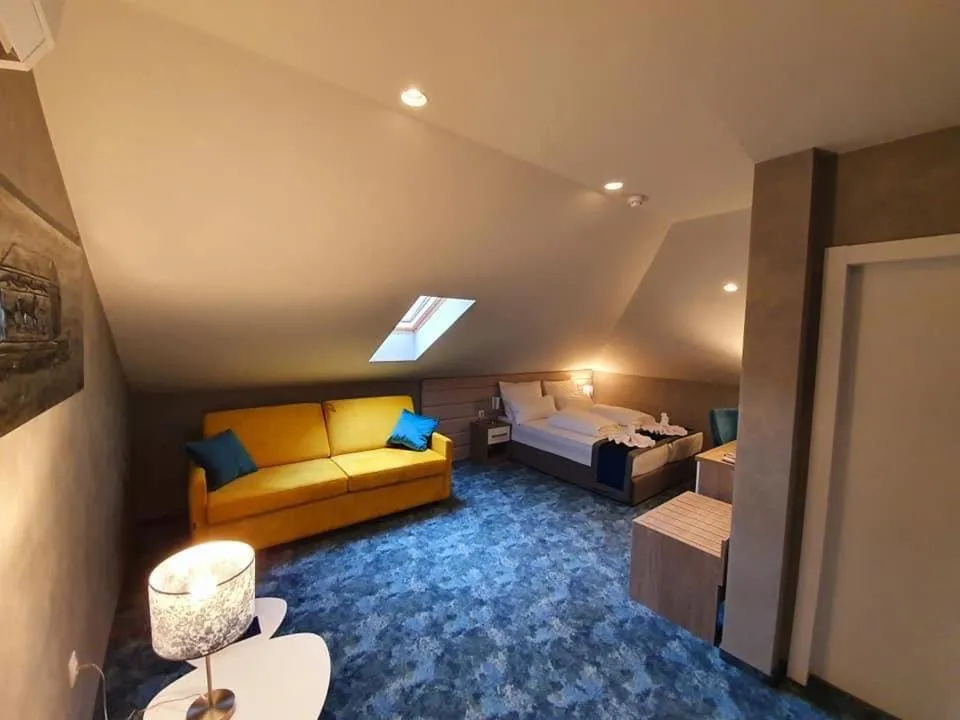 Seating area, Bed in Hotel Stolac