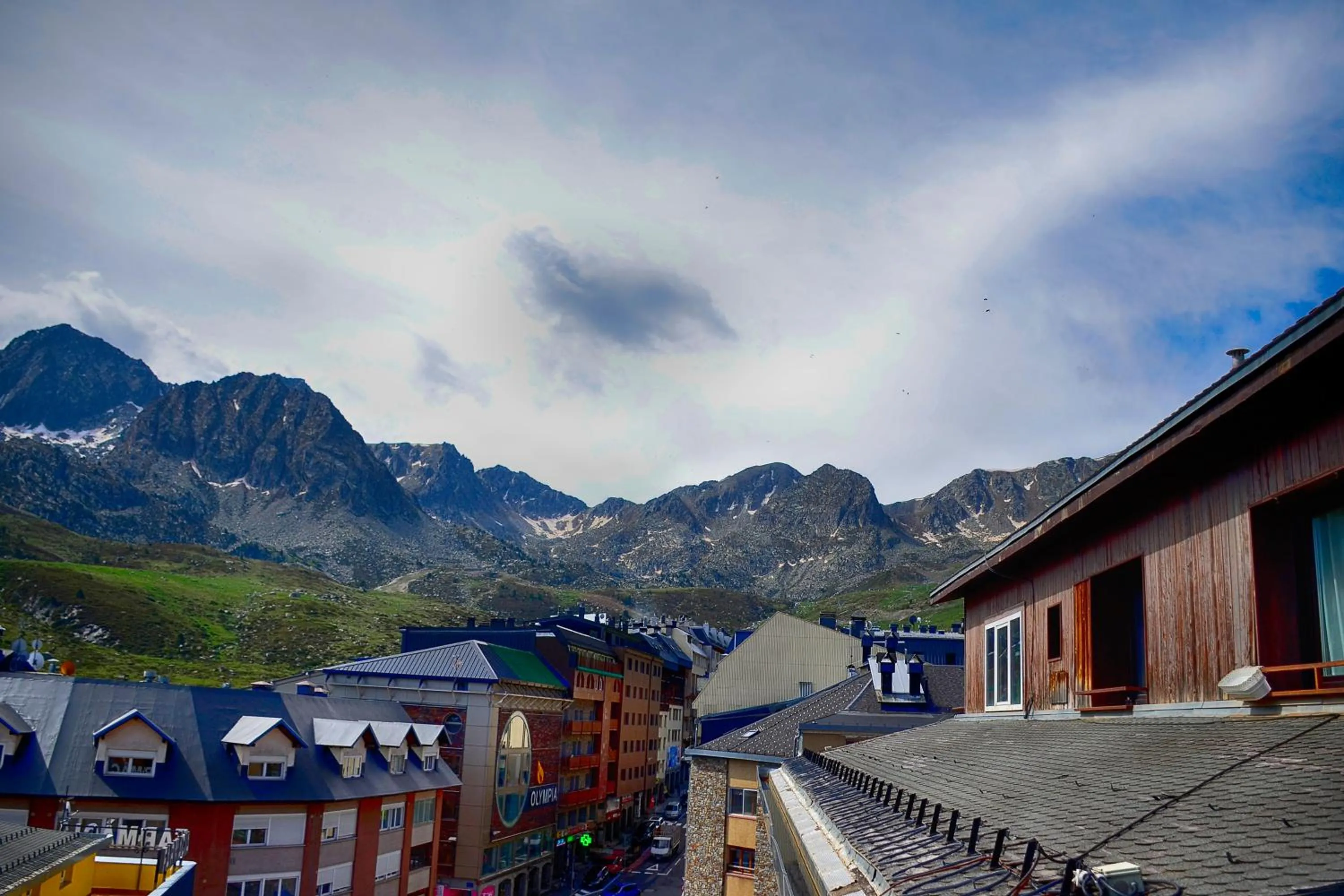 Mountain view in Hotel Terranova