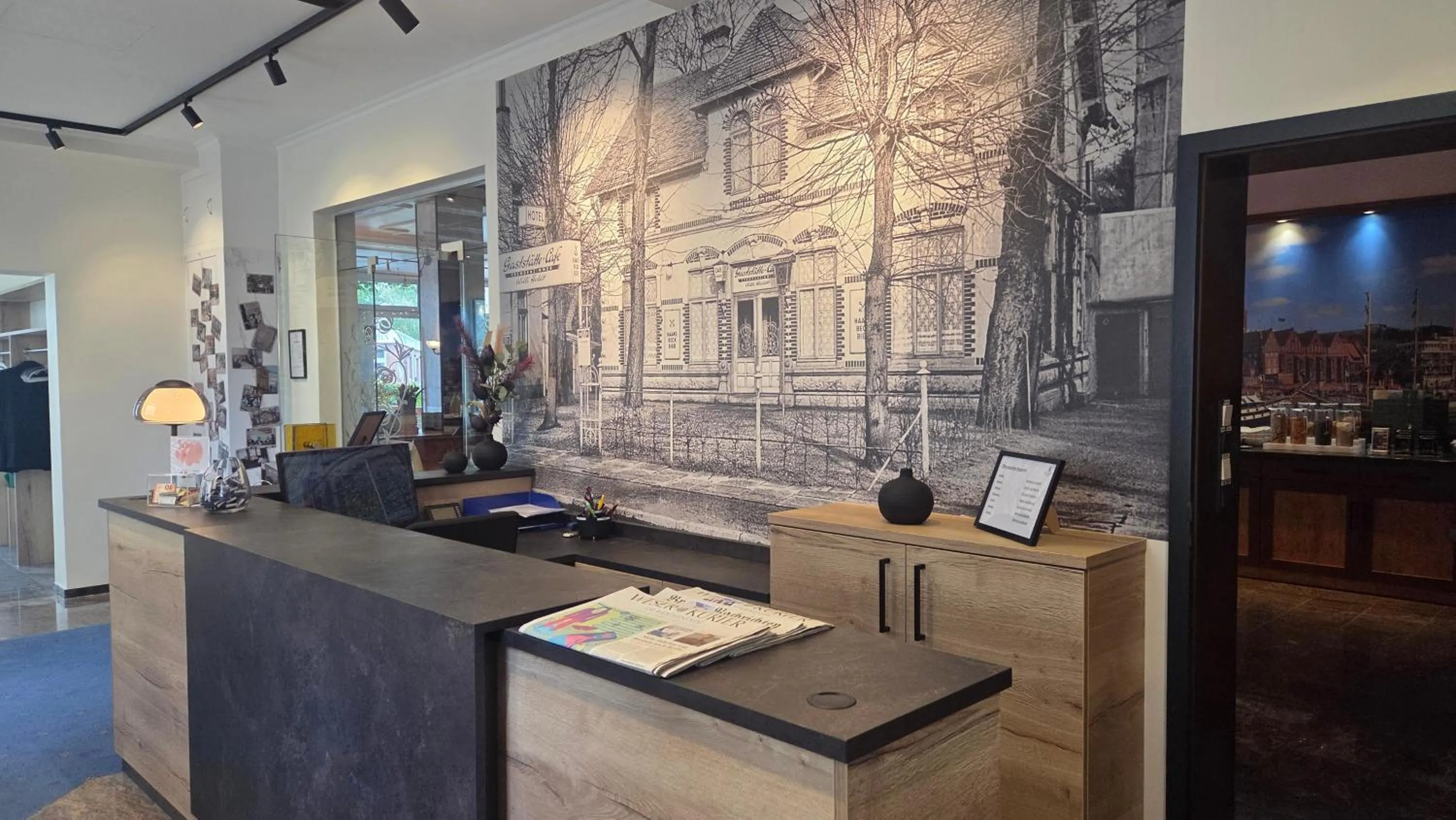 Lobby or reception in Hotel Heldt Dependance