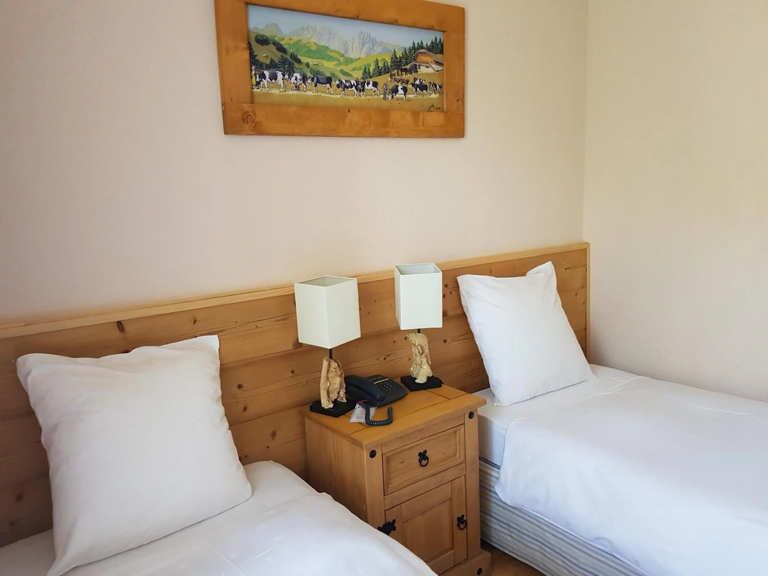 Photo of the whole room, Bed in Hotel de Geneve