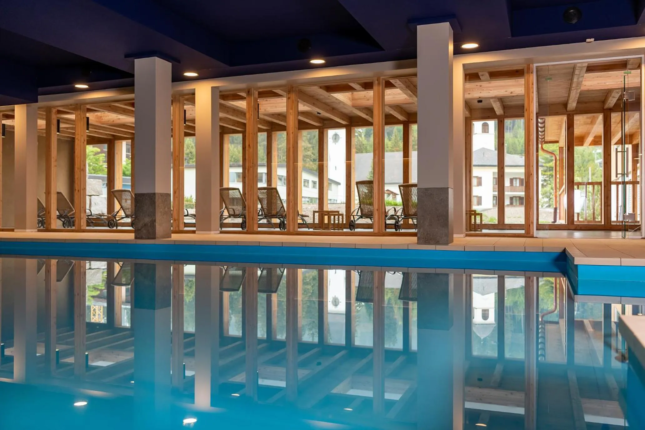 Swimming pool in Sunstar Hotel Lenzerheide