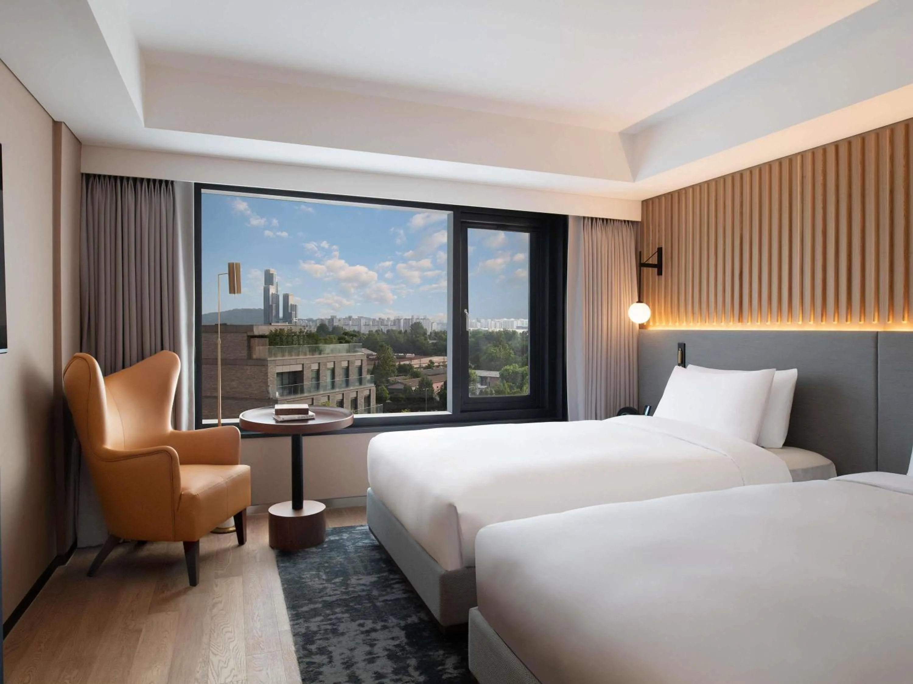 Bedroom, Bed in Mondrian Seoul Itaewon