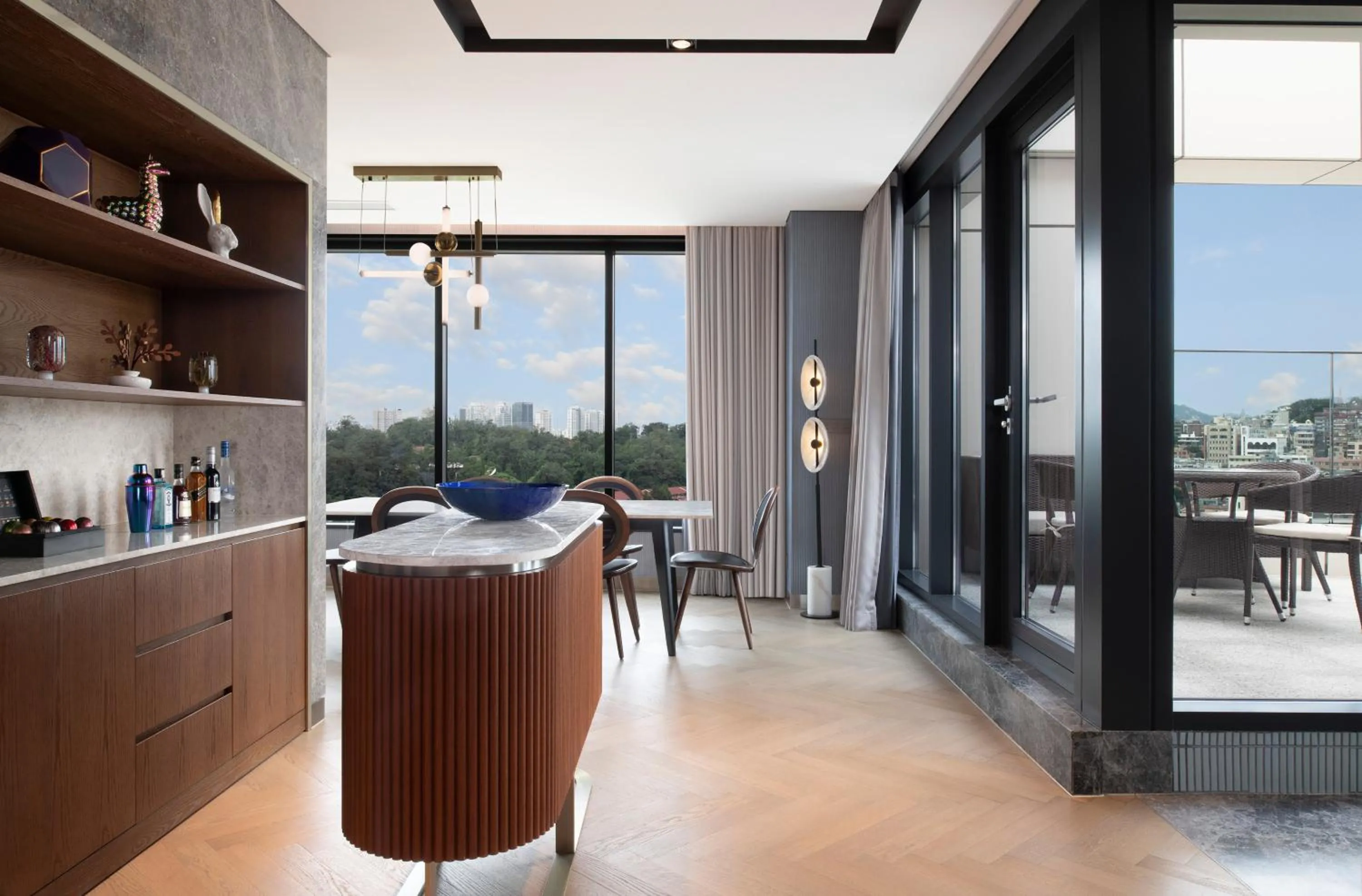 Balcony/Terrace in Mondrian Seoul Itaewon