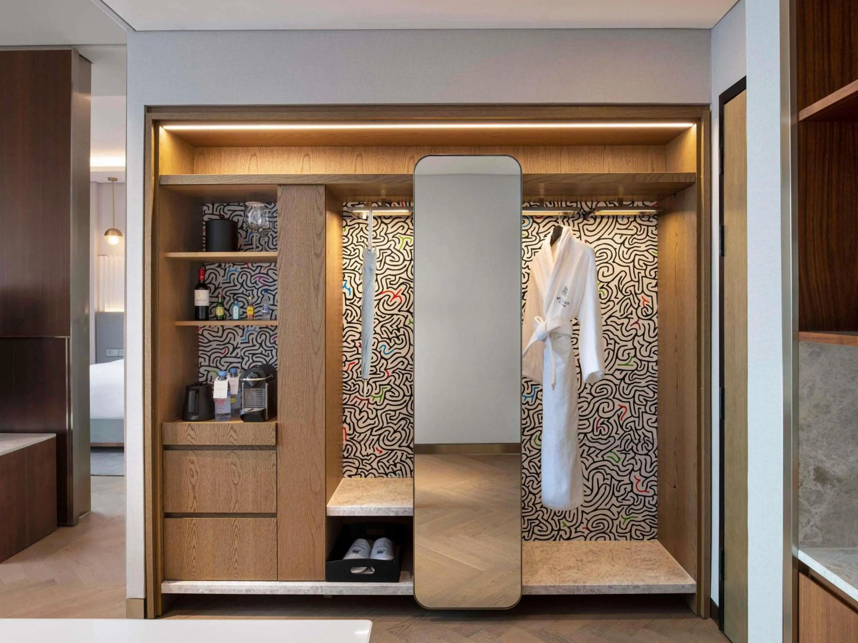 Bedroom in Mondrian Seoul Itaewon