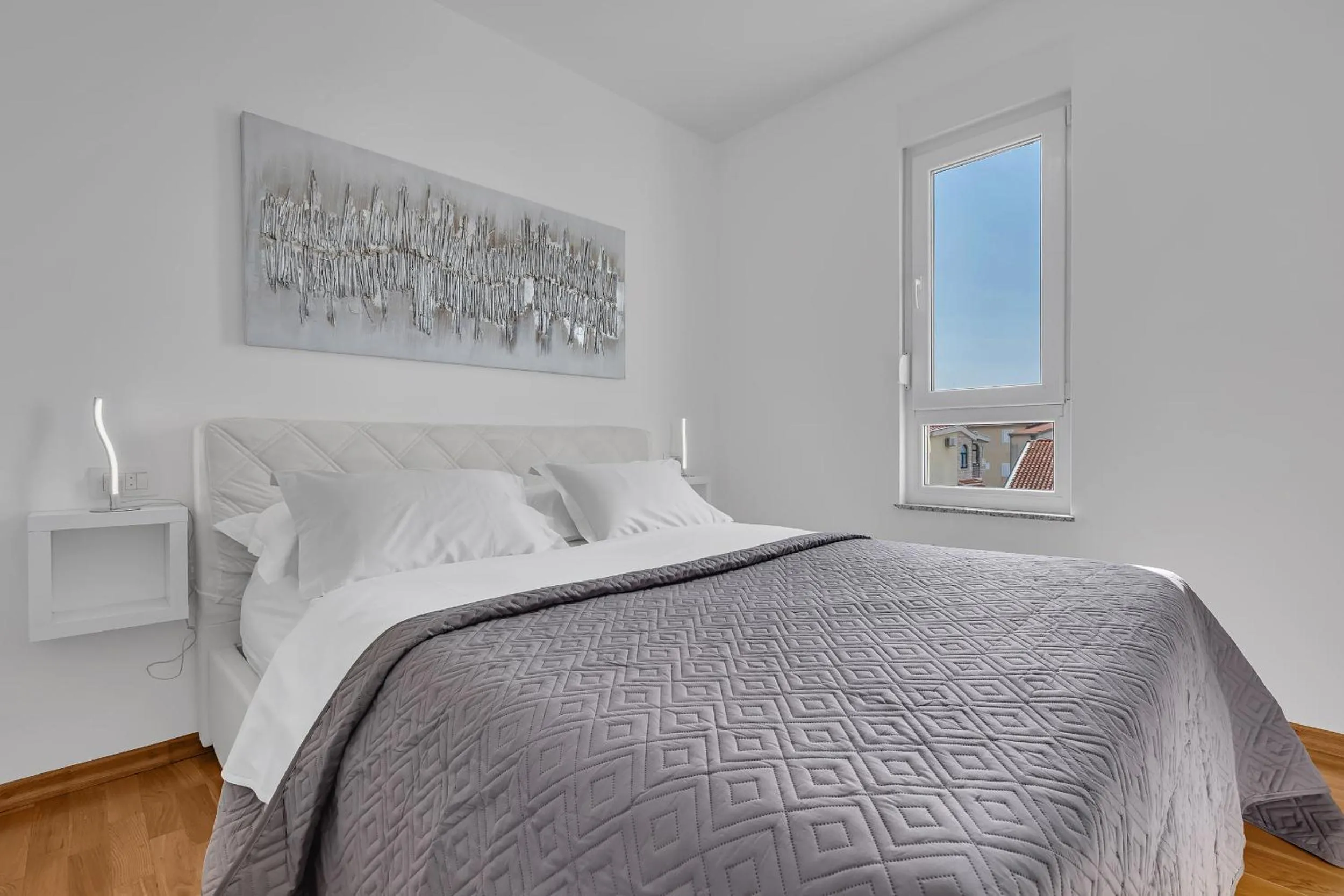 Bed in Sea View Apartments Dammi with free parking