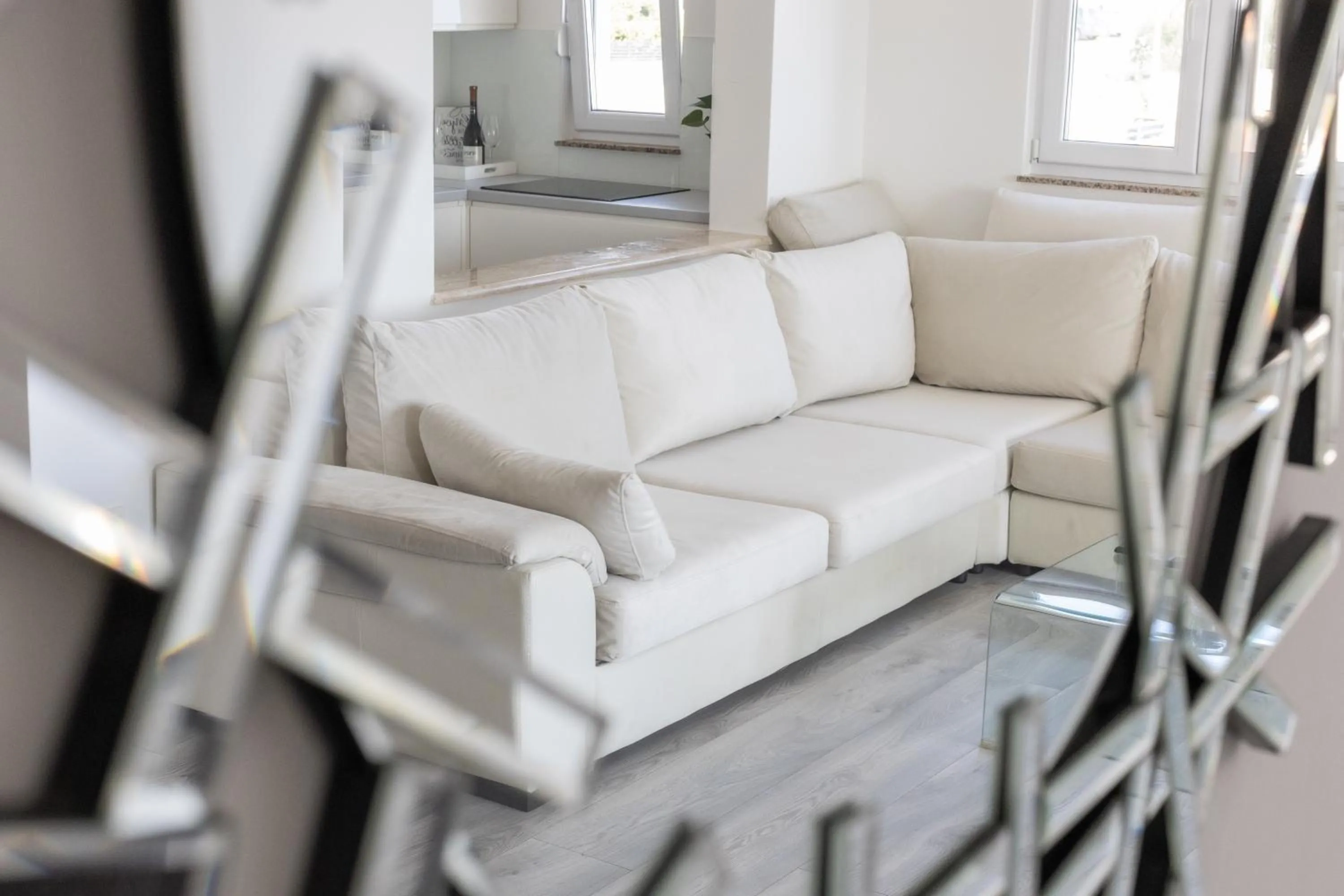 Living room in Sea View Apartments Dammi with free parking