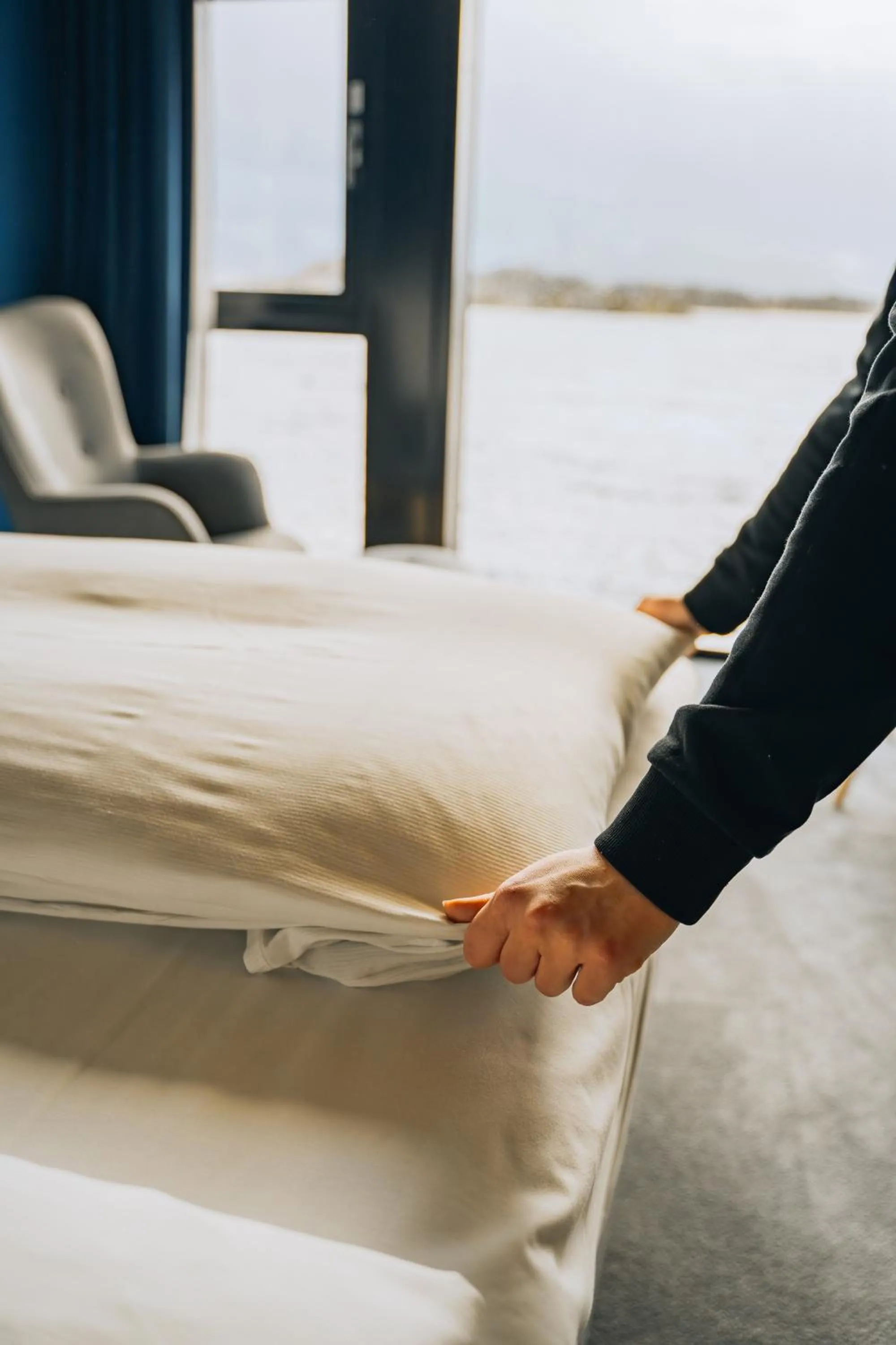 Bed in Ringstad Resort