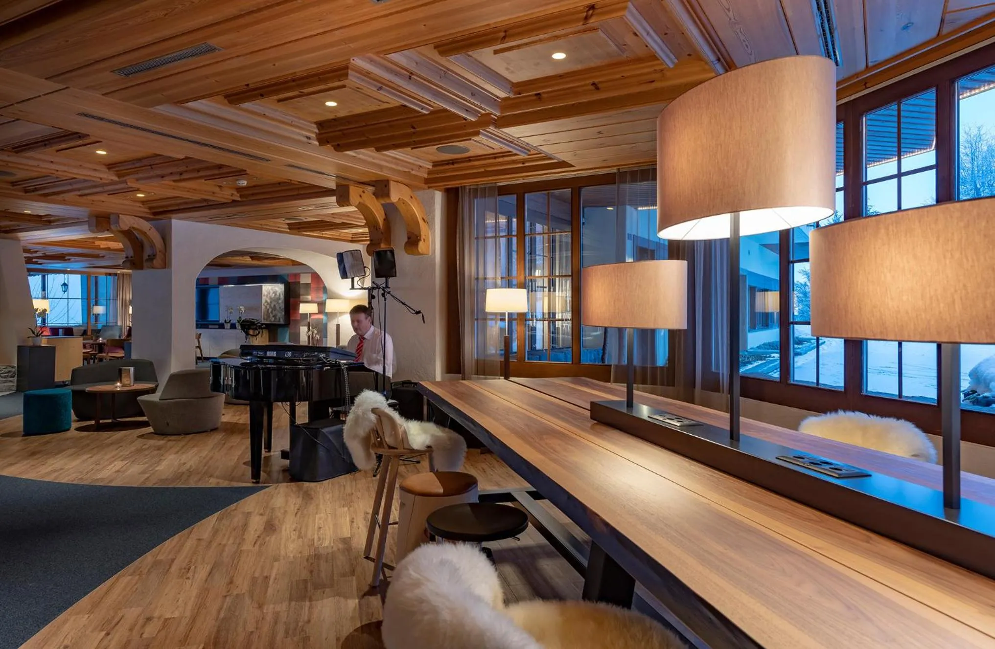 Lobby or reception in Sunstar Hotel & SPA Grindelwald