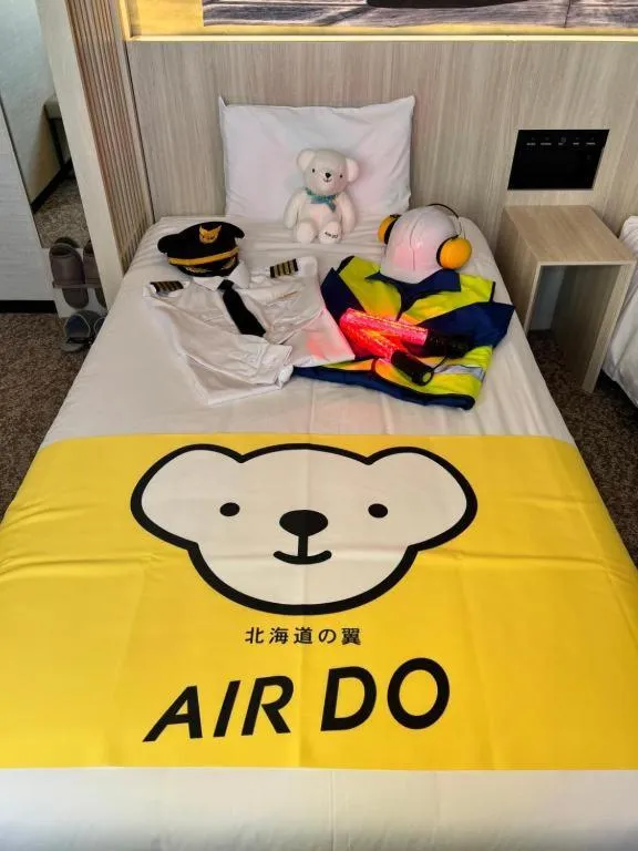 Photo of the whole room, Bed in Henn na Hotel Premier Sendai Kokubuncho