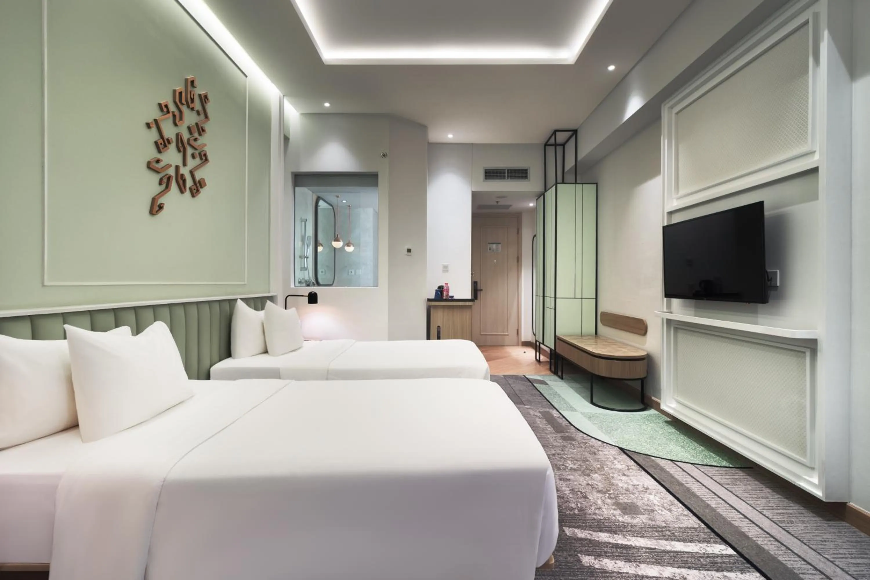 Bed in Luwansa Hotel and Convention Center Manado