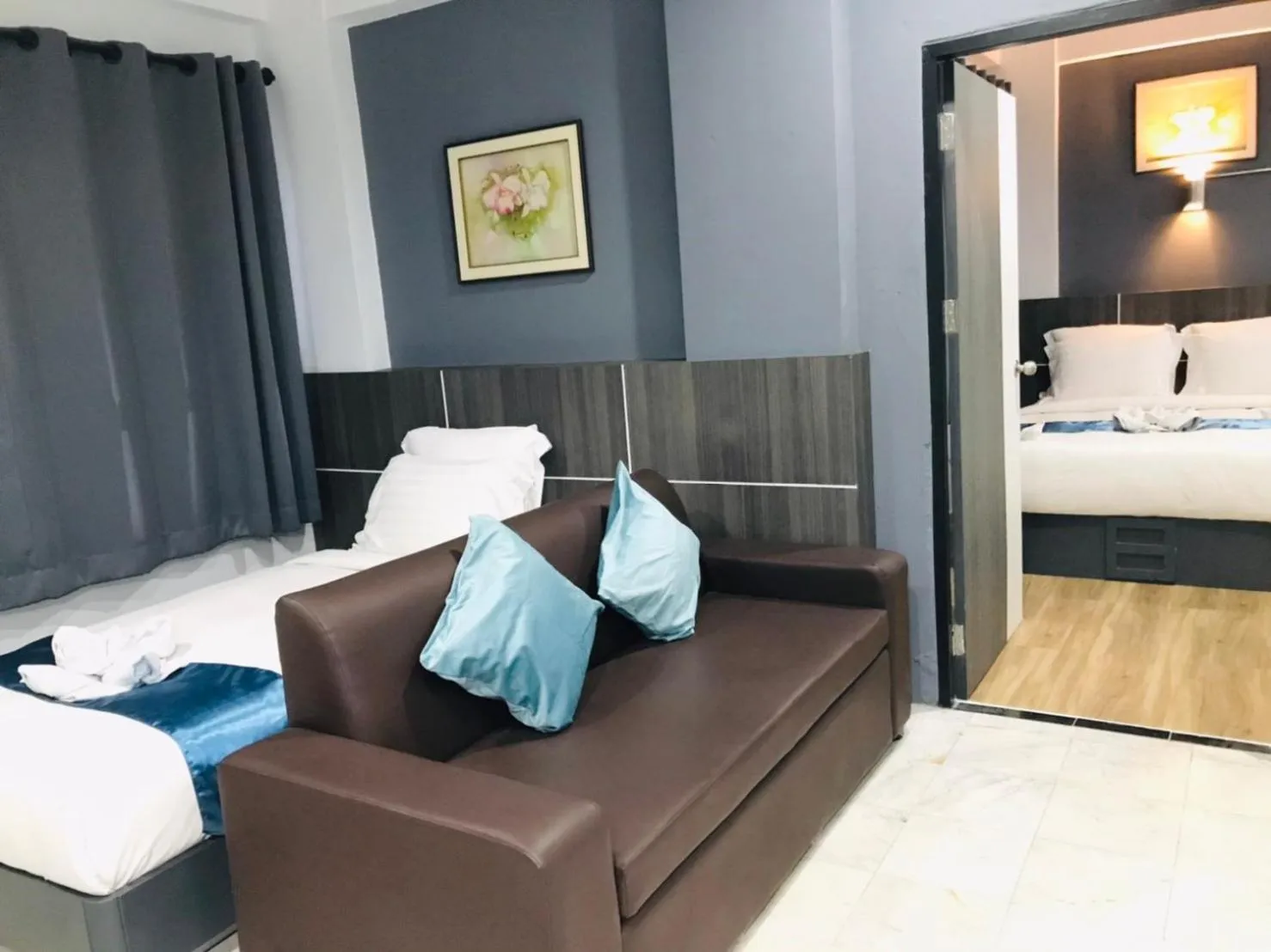 Bed in The Inka Hotel