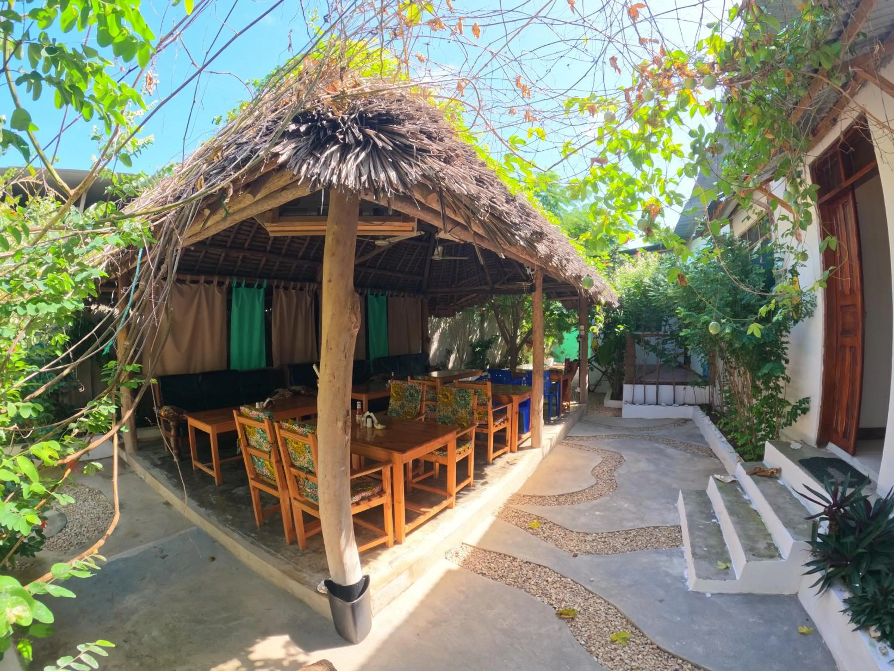 Patio in Savi House Nungwi
