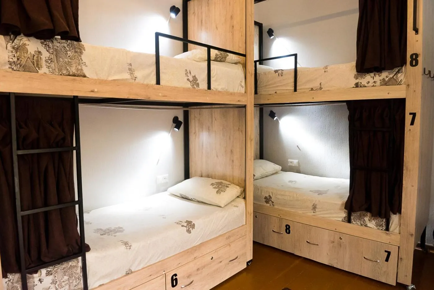 Decorative detail, Bed in Old Radio hostel