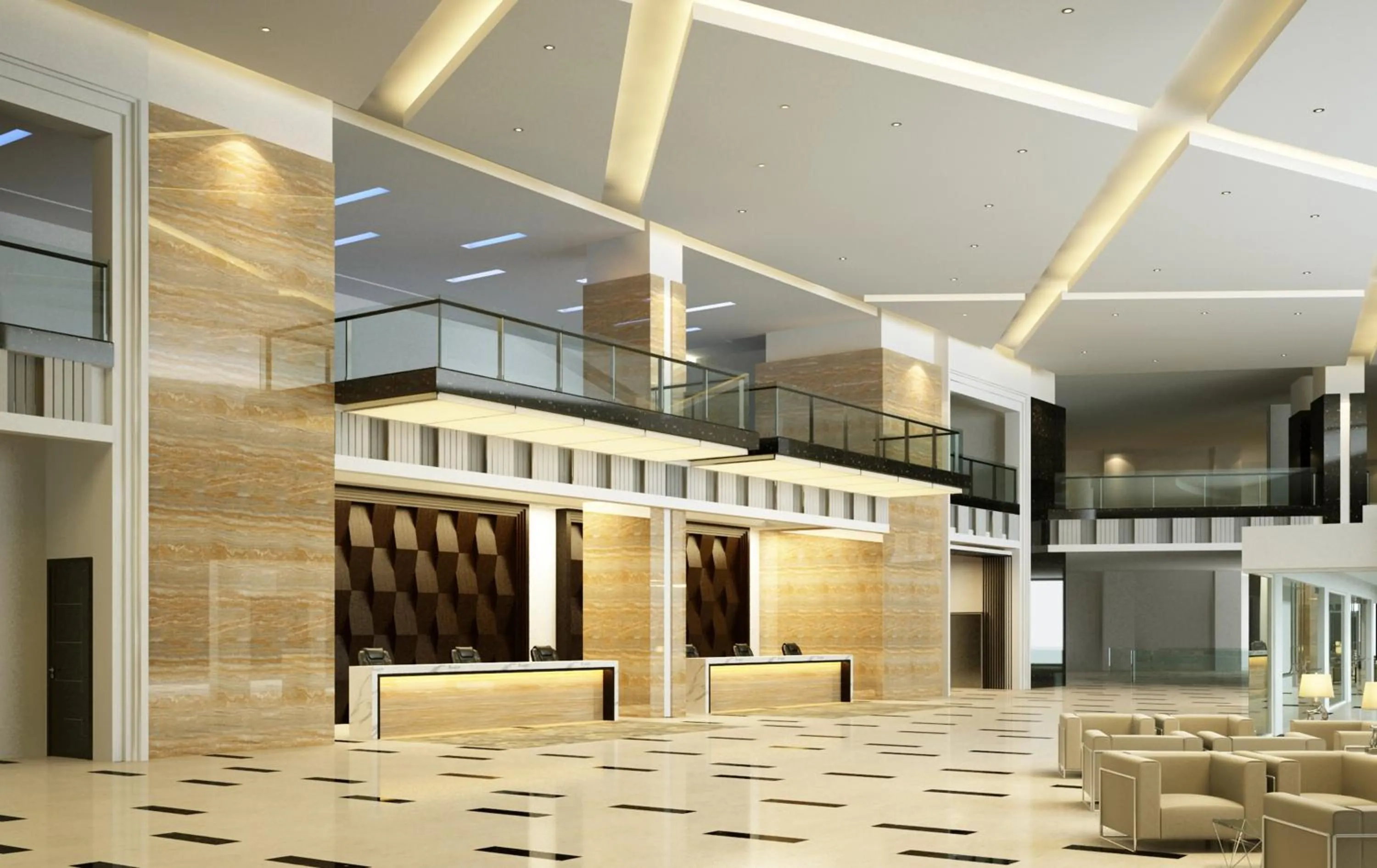 Lobby or reception in Raia Hotel & Convention Centre Kuching