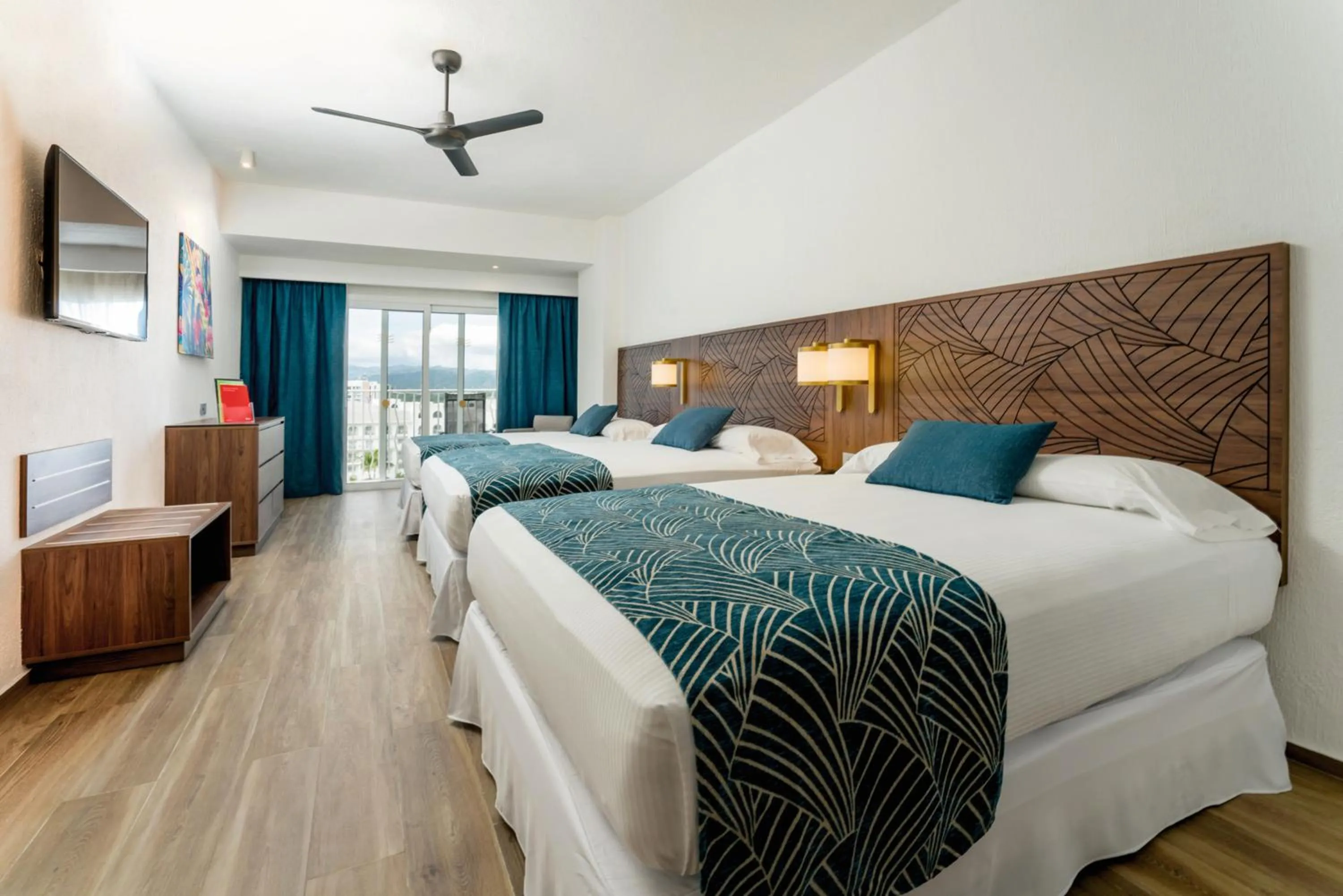 Photo of the whole room, Bed in Riu Vallarta - All Inclusive