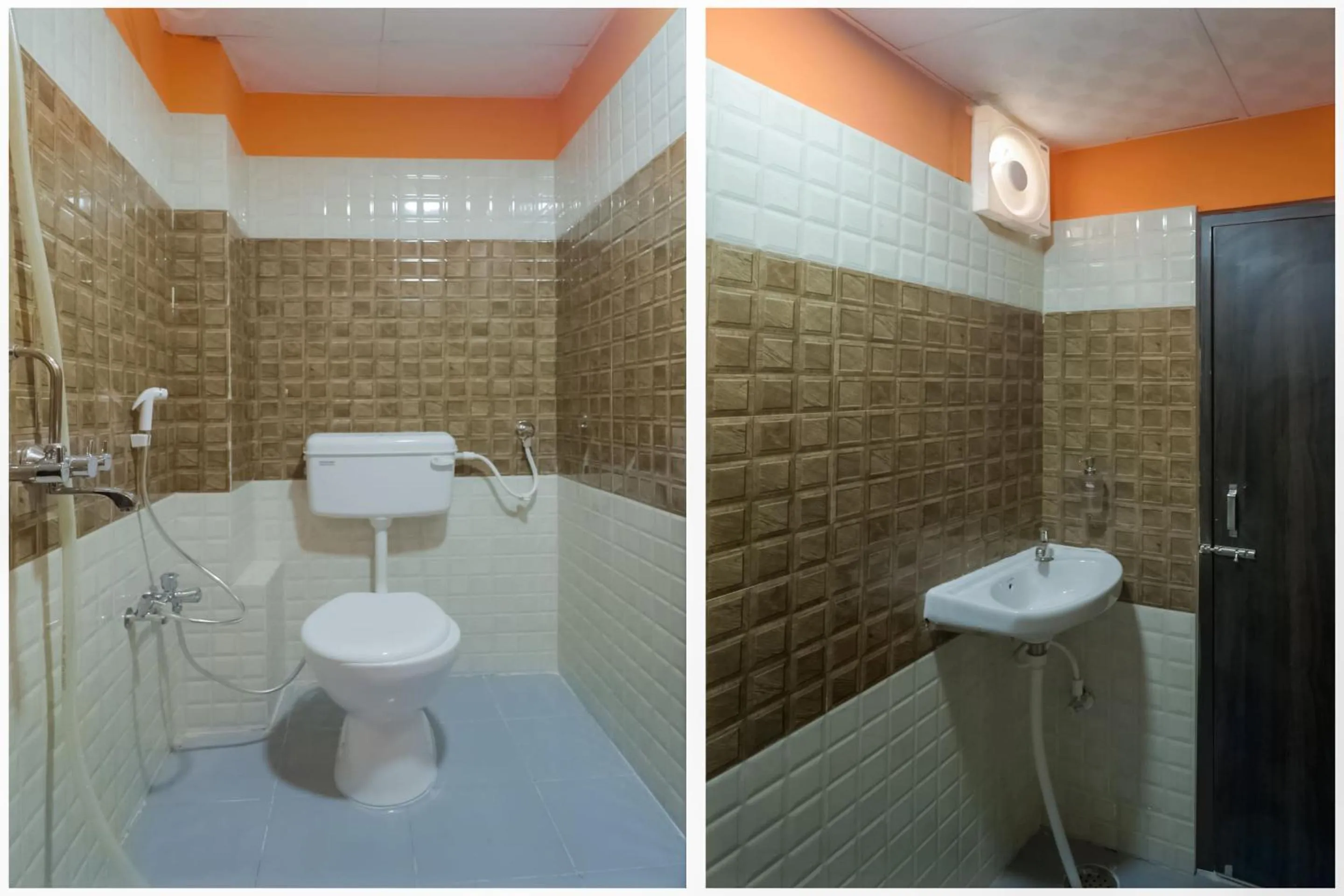 Bathroom in Hotel O by OYO R.K. INN