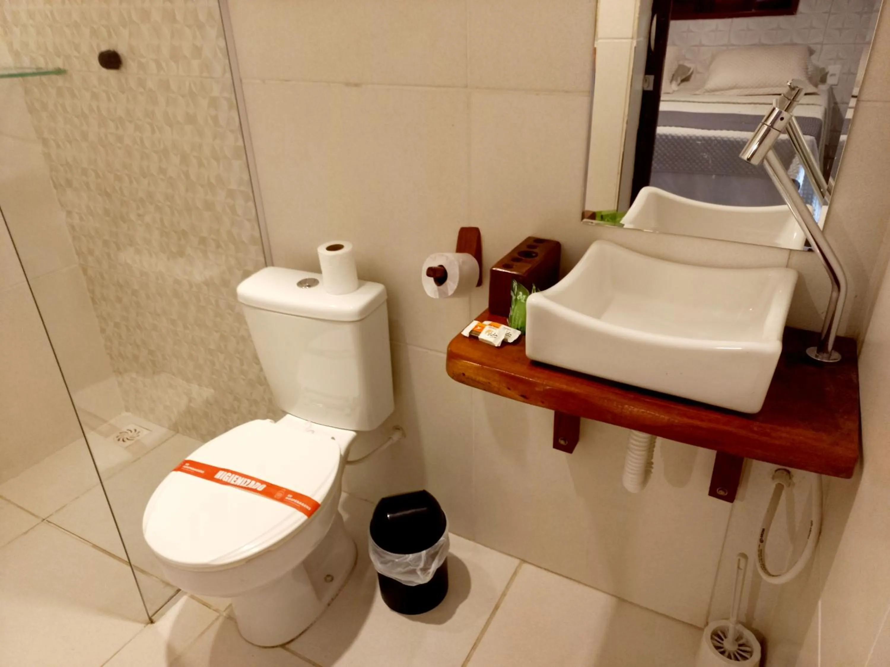 Bathroom in Chalé Palhano Beach