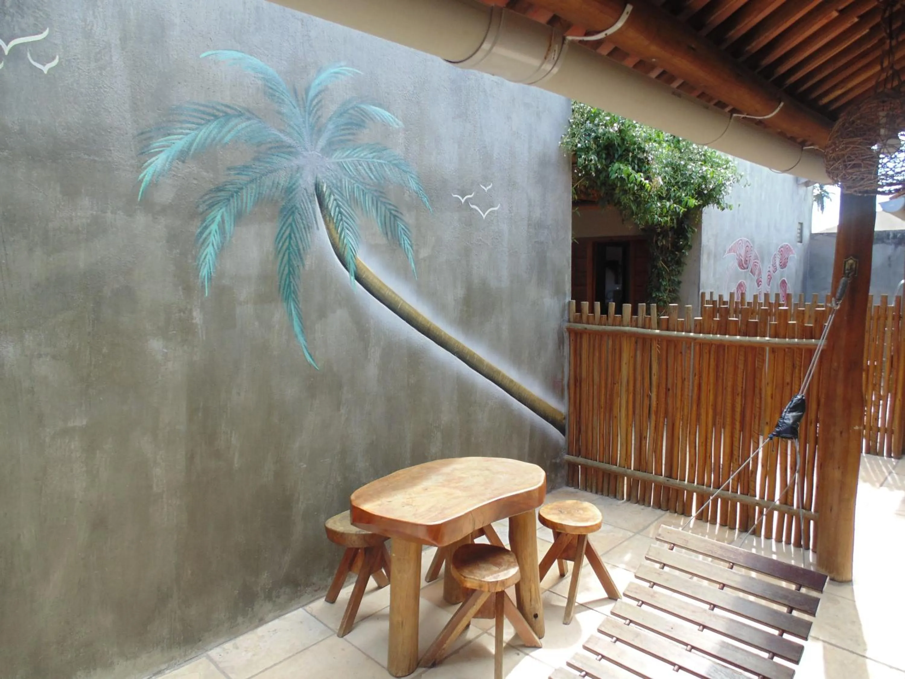 Patio in Chalé Palhano Beach