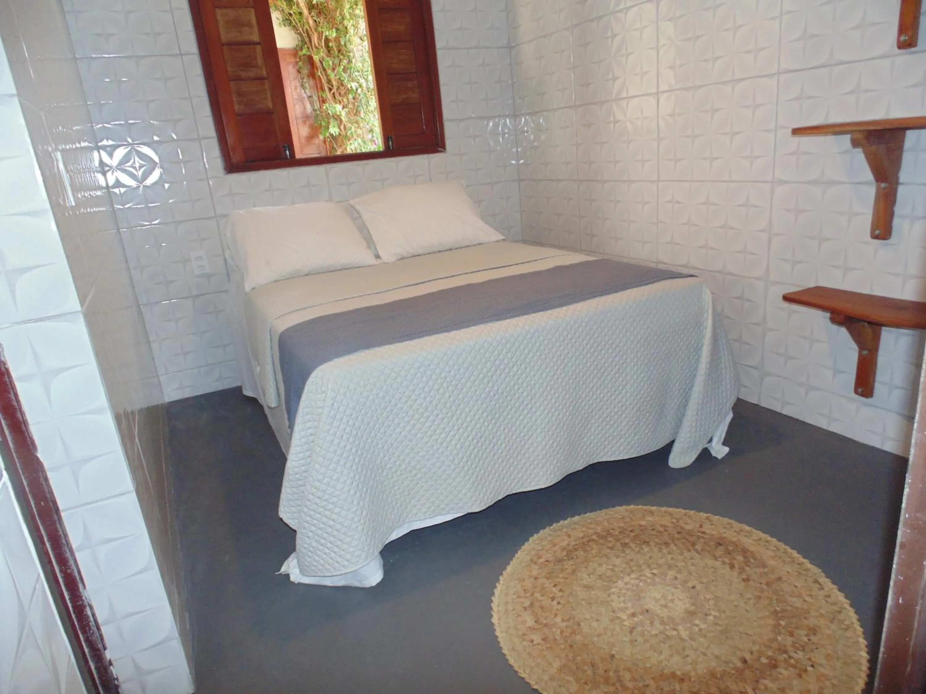 Bed in Chalé Palhano Beach