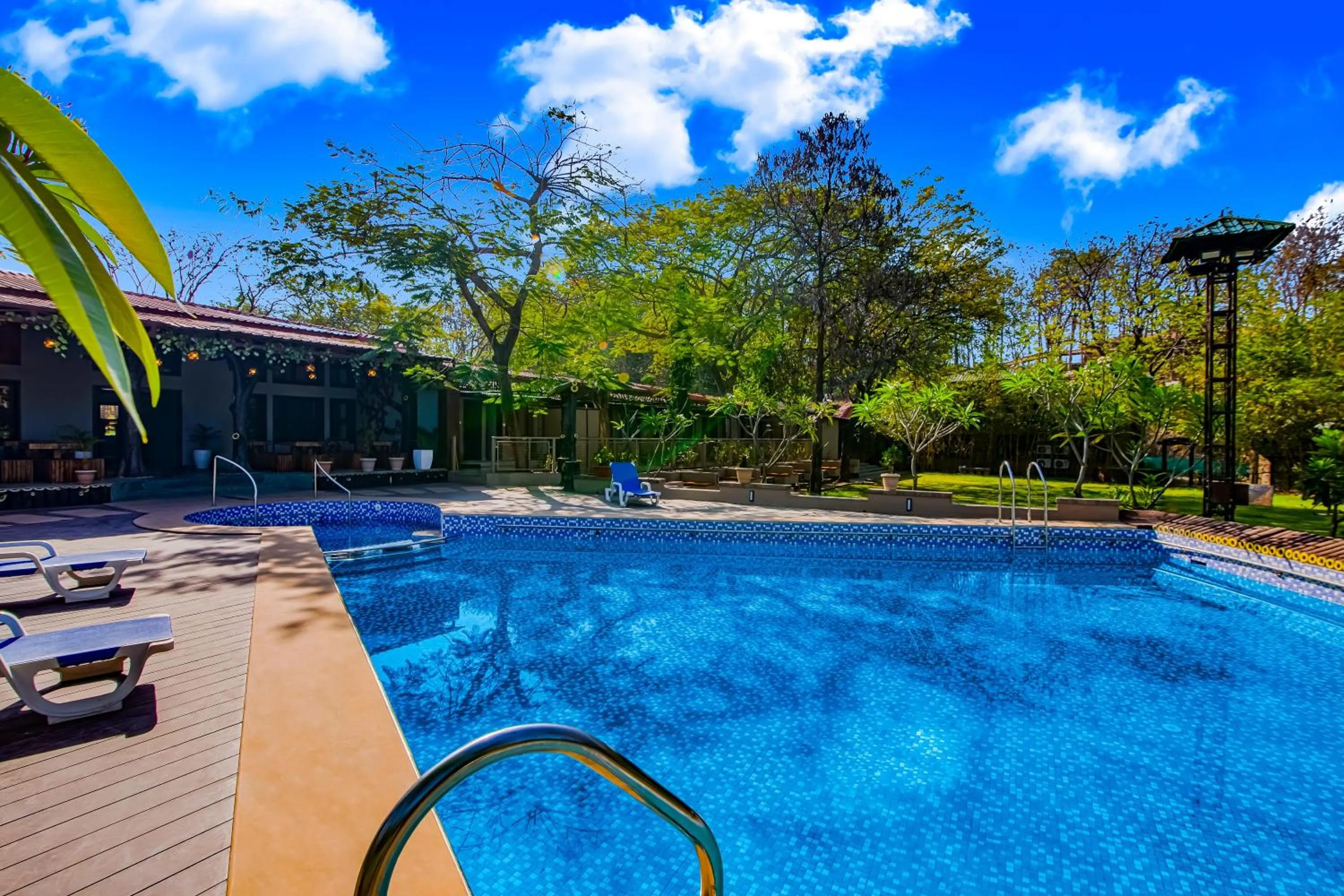 Swimming pool in Club Mahindra Netrang