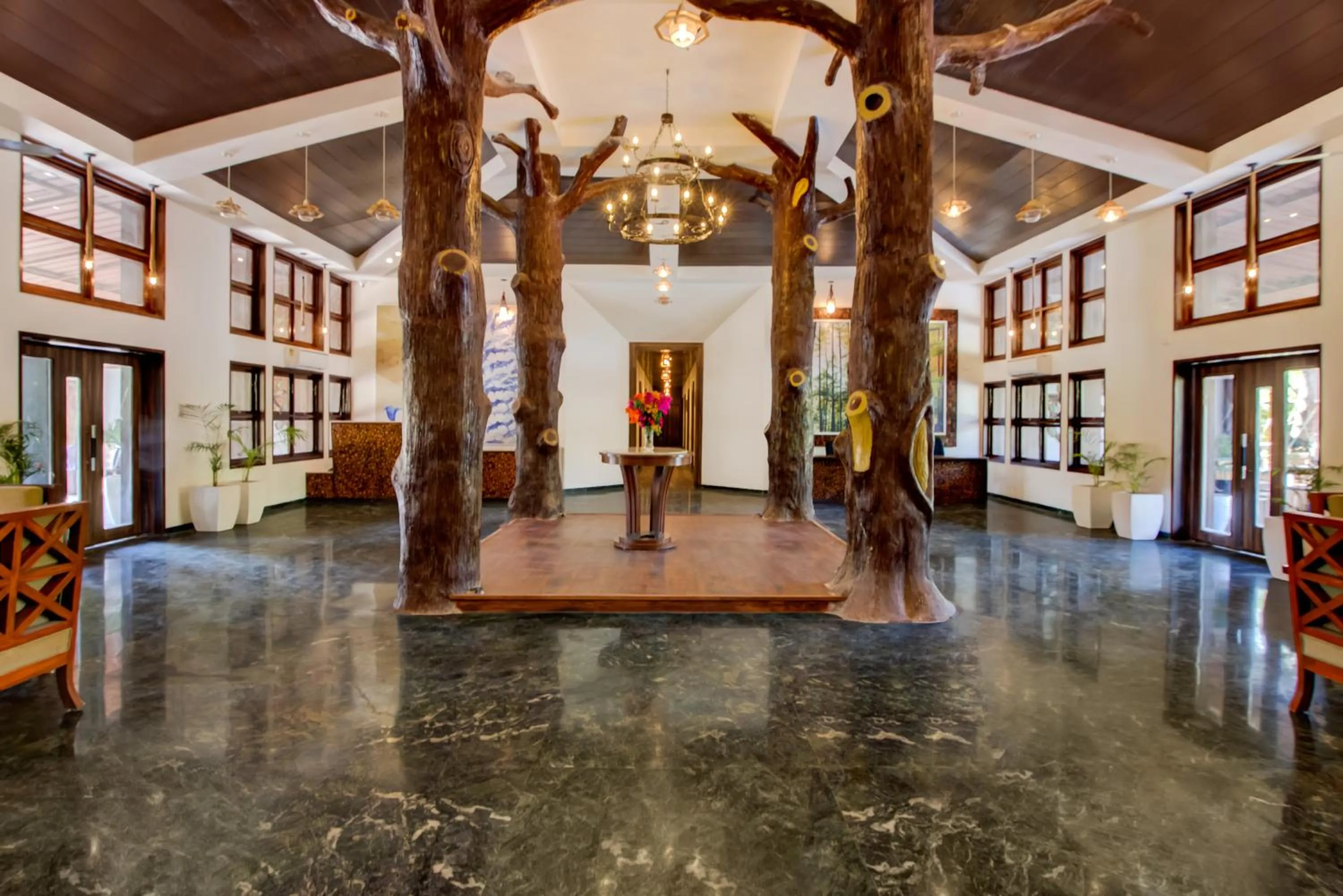 Lobby or reception in Club Mahindra Netrang