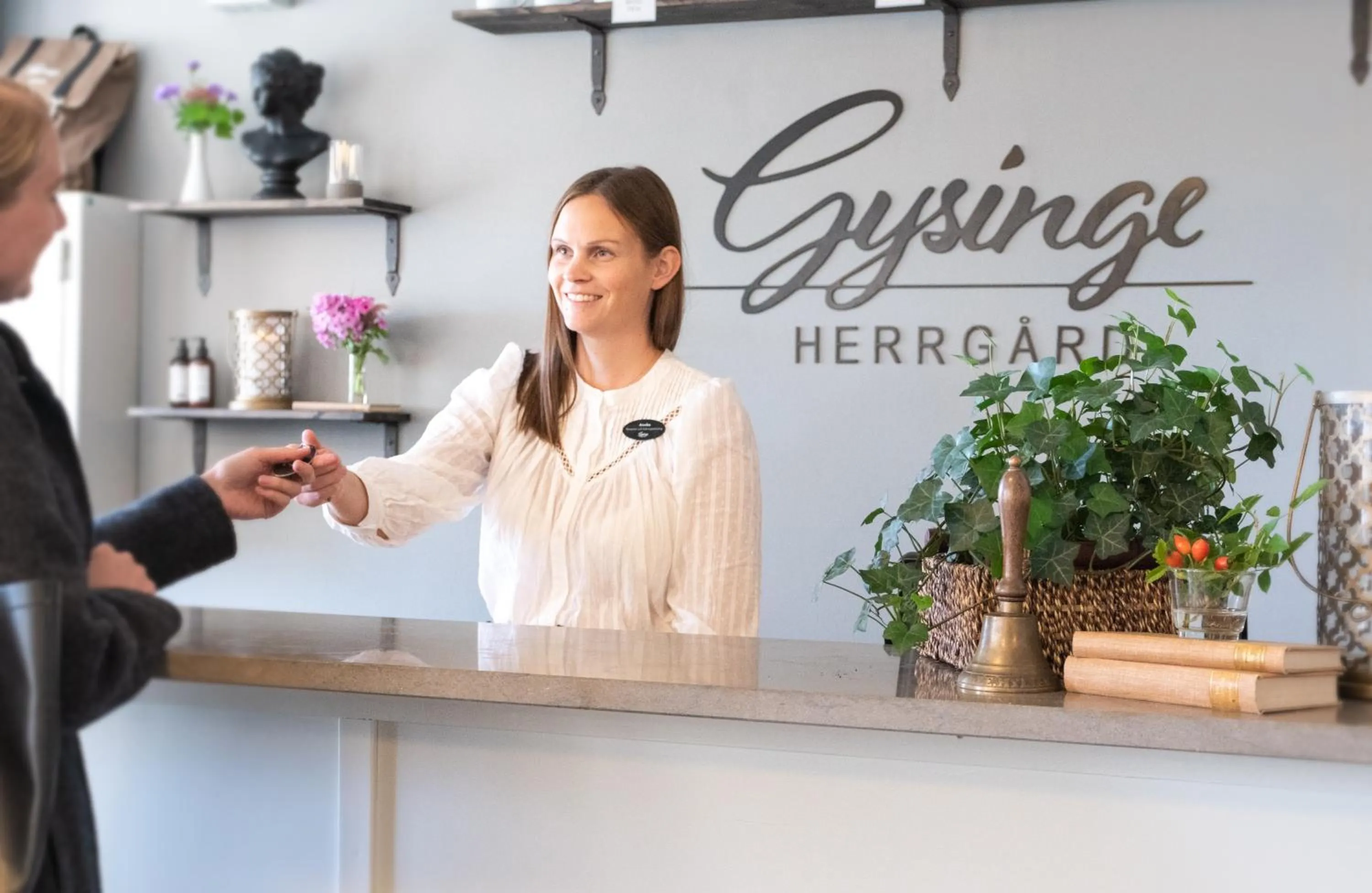 Lobby or reception in Gysinge Herrgård