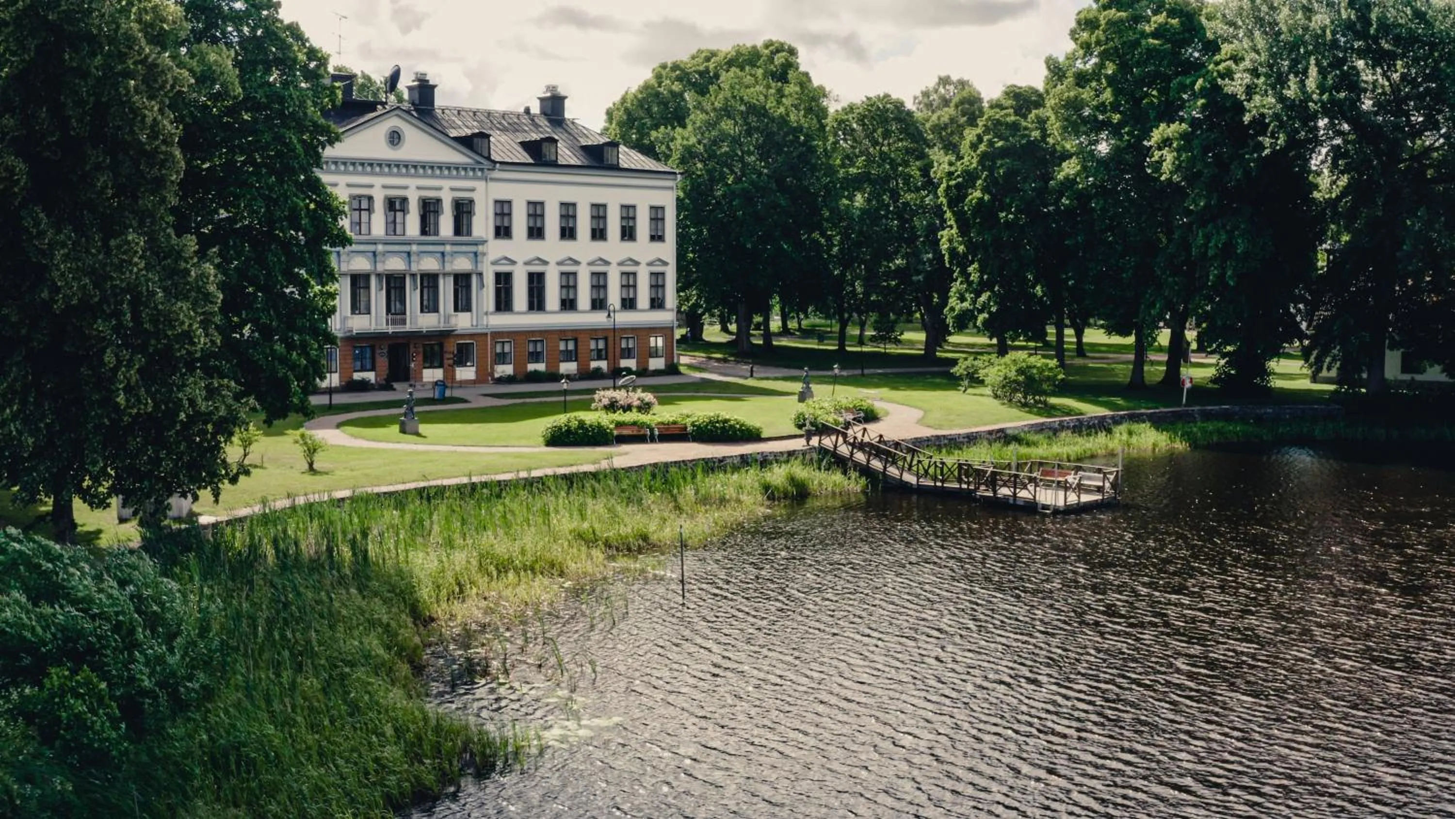 Natural landscape in Gysinge Herrgård